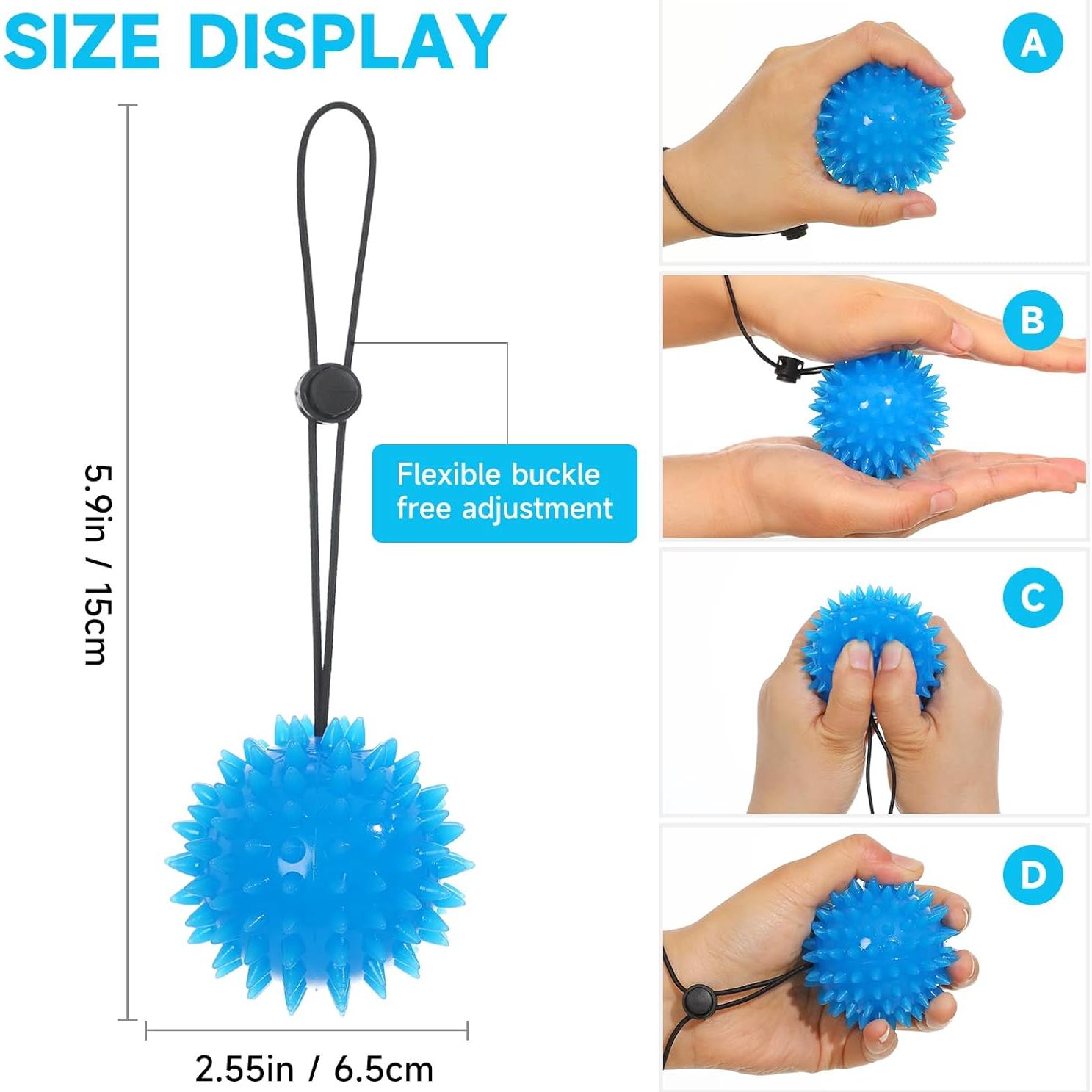 Pelotas de Compresión Fanwer para Terapia de Mano - 2 Piezas