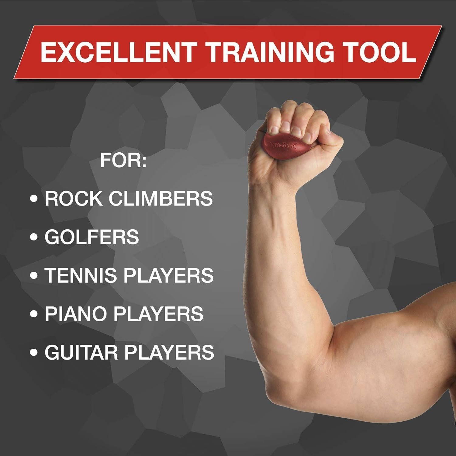 Ejercitador de Mano THERABAND XL Rojo Suave 1.36 kg