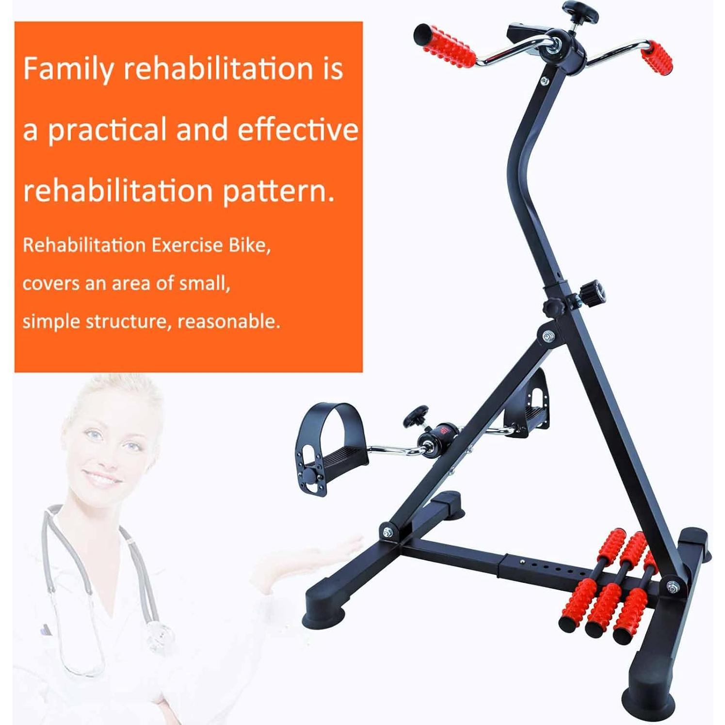 Ejercitador de Pedales NISDOKR SXZ-1011 Ajustable para Rehabilitación