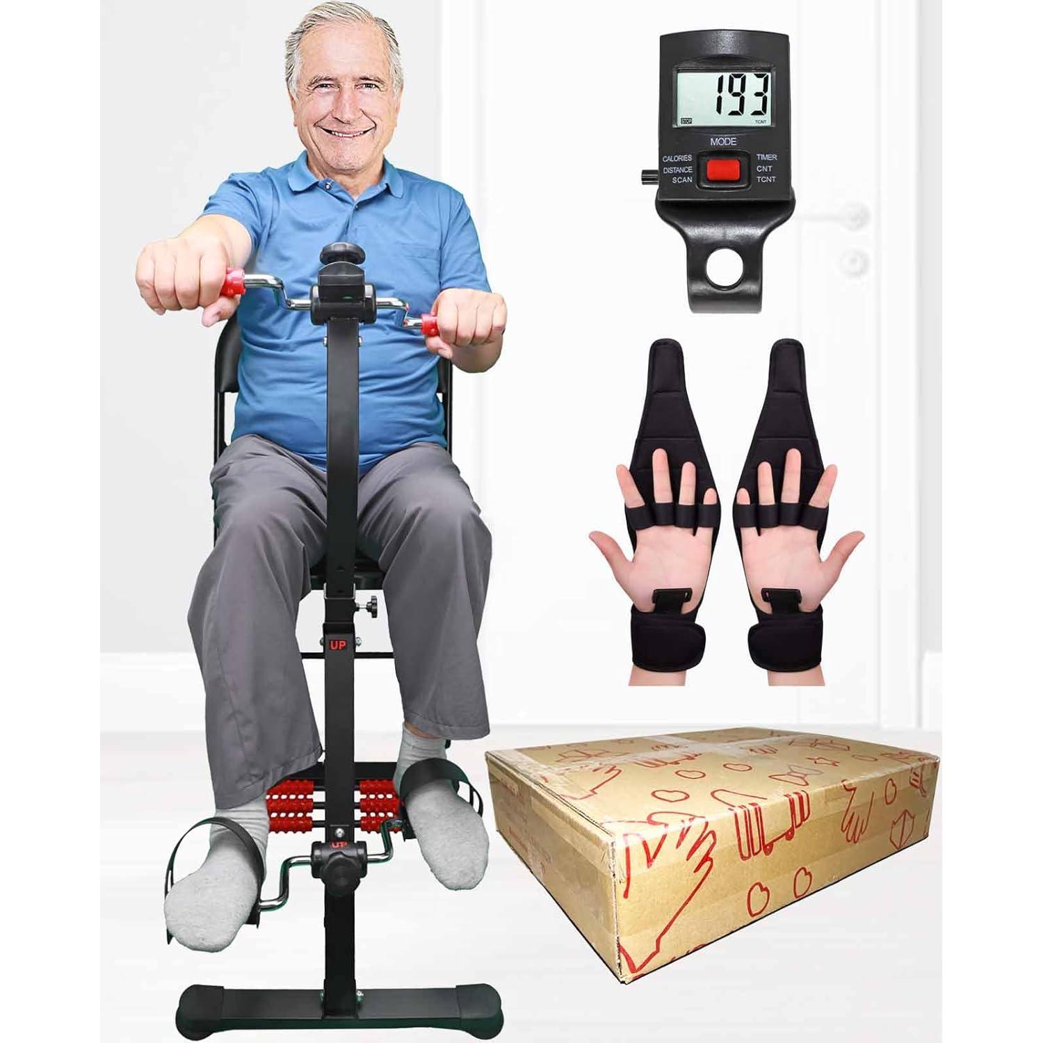 Ejercitador de Pedales NISDOKR SXZ-1011 Ajustable para Rehabilitación