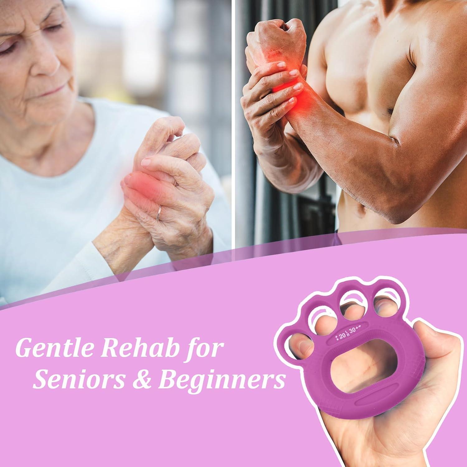 Fortalecedores de Agarre de Mano Wanheart - 3 Piezas 9-23 kg