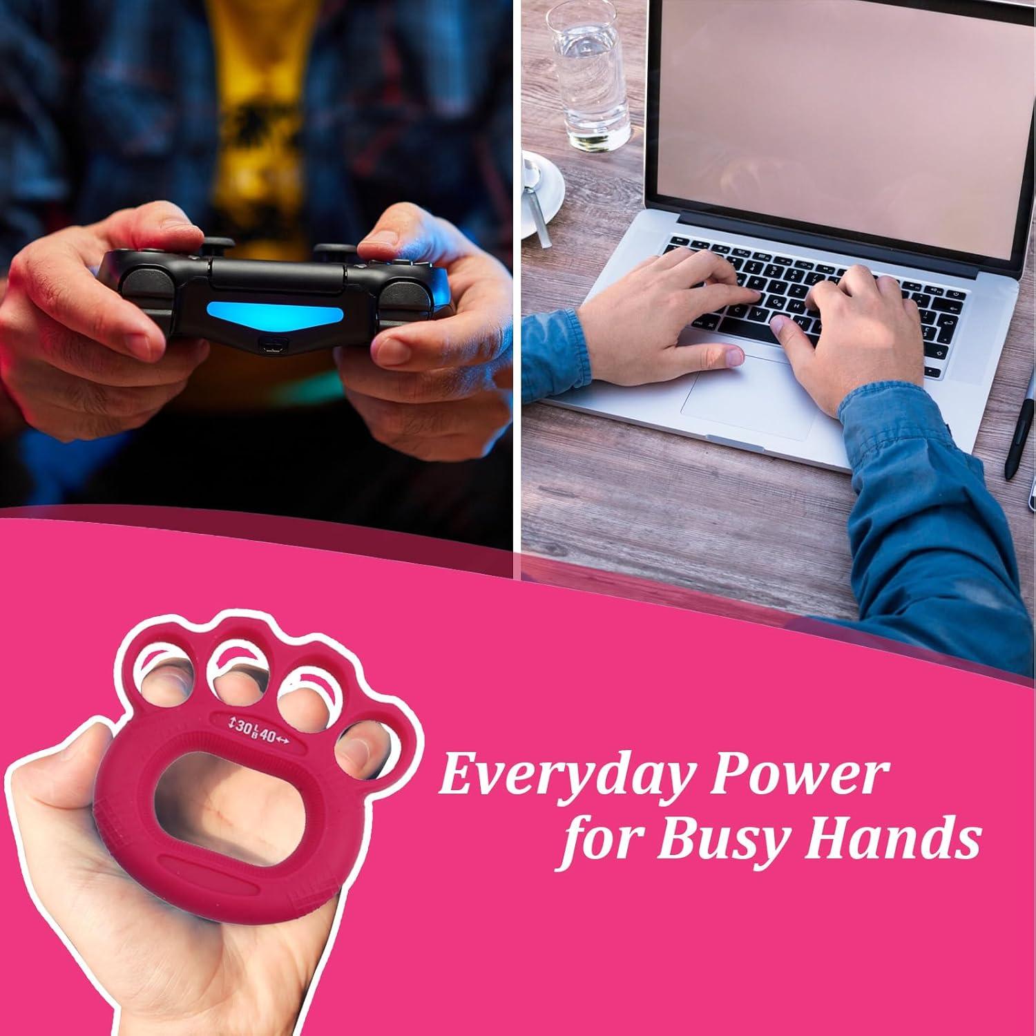 Fortalecedores de Agarre de Mano Wanheart - 3 Piezas 9-23 kg