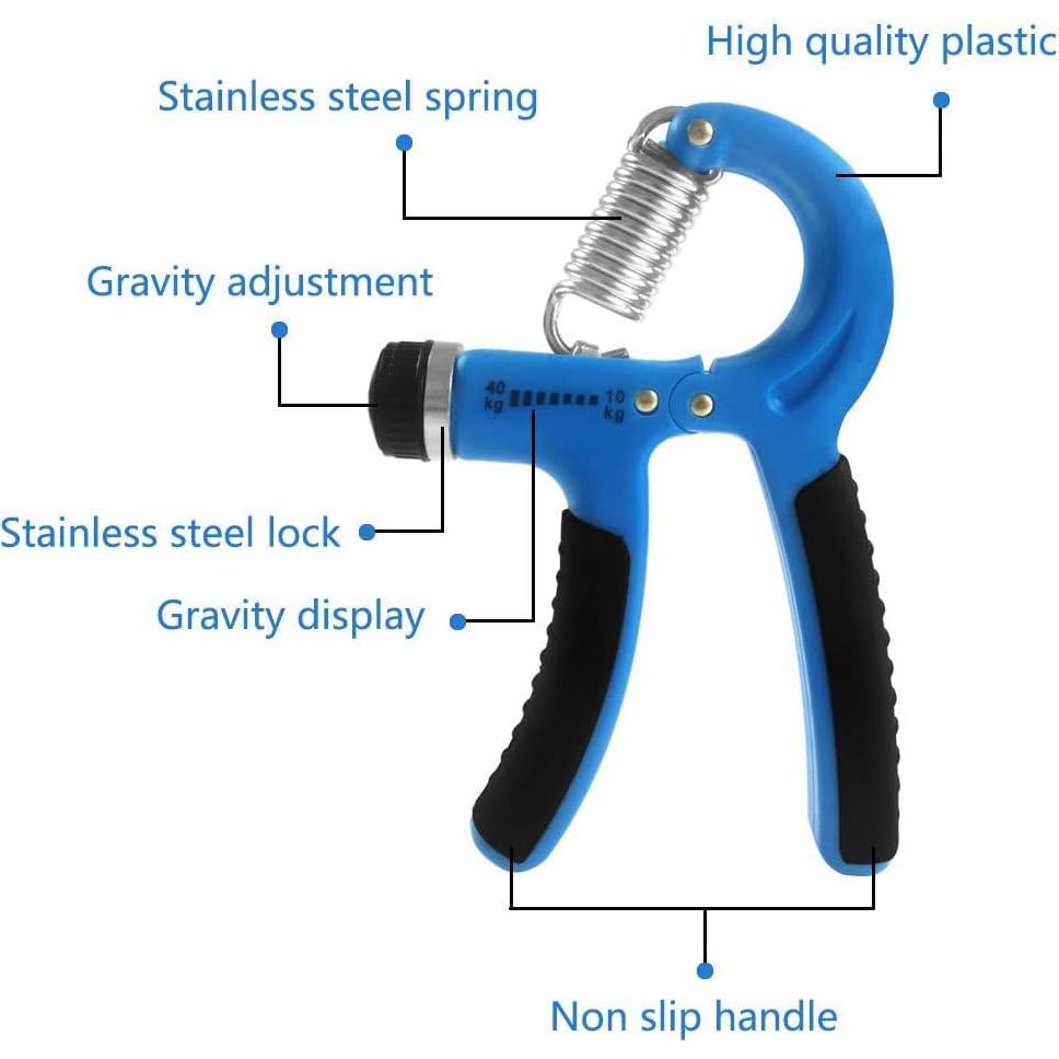 Fortalecedor de Agarre de Mano Dongji, Resistencia 10-40 kg