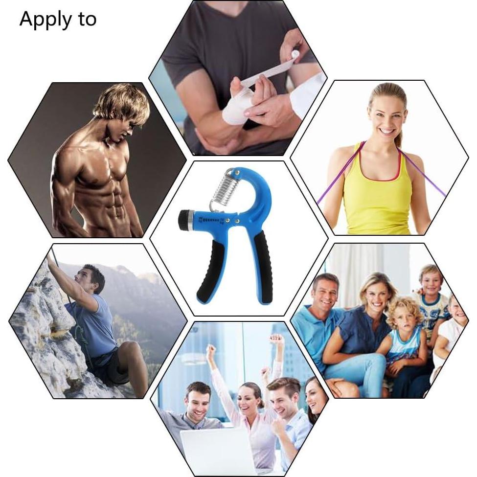 Fortalecedor de Agarre de Mano Dongji, Resistencia 10-40 kg