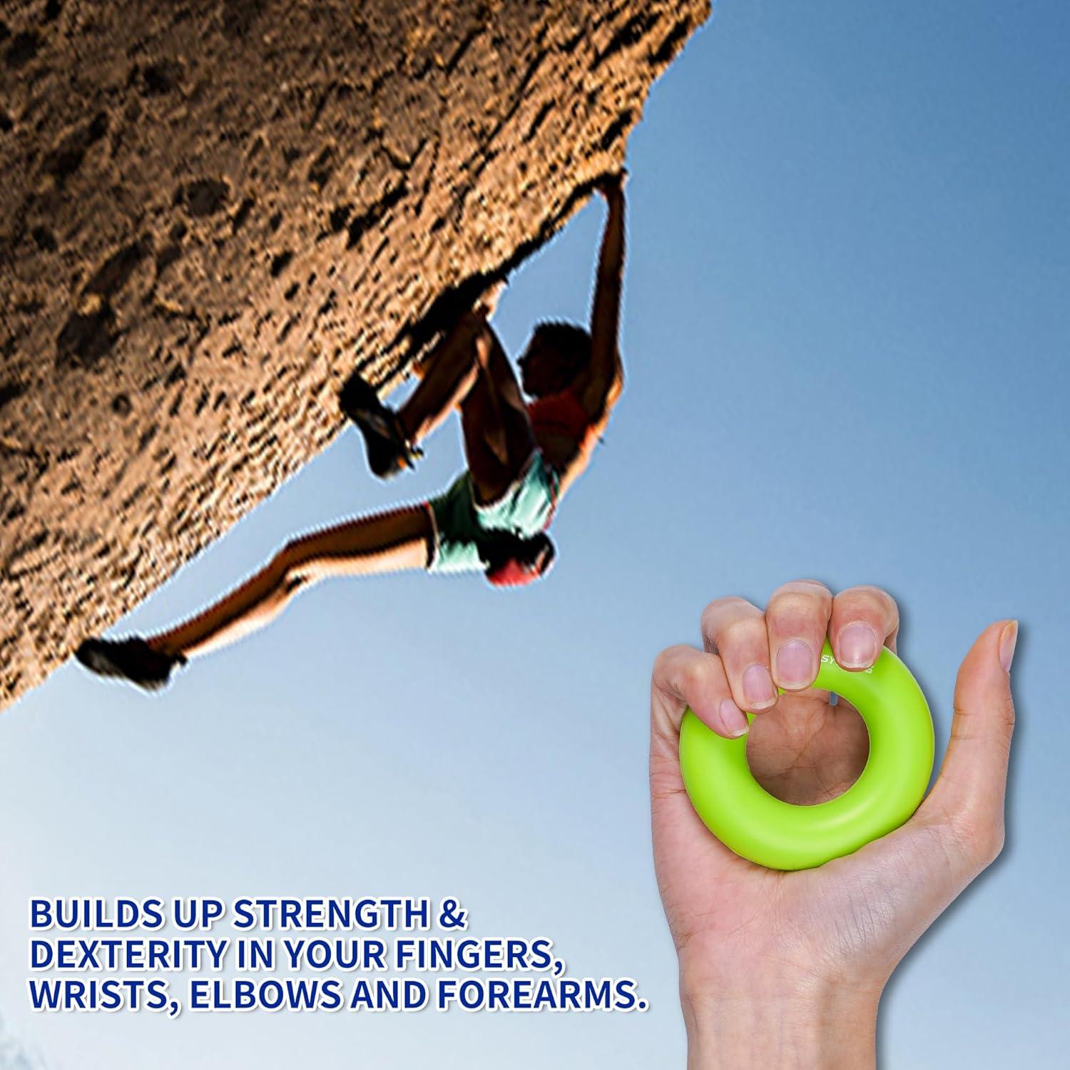 Fortalecedor de Agarre de Mano CQSYWQING 6 PCS Silicona