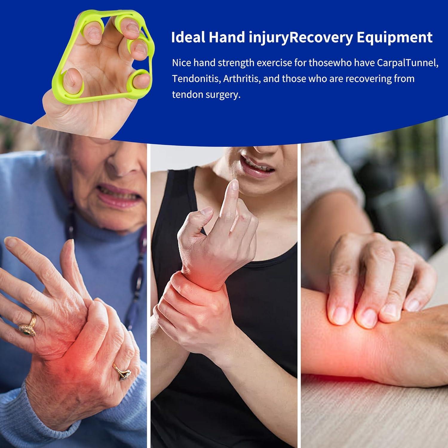 Fortalecedor de Agarre de Mano CQSYWQING 6 PCS Silicona