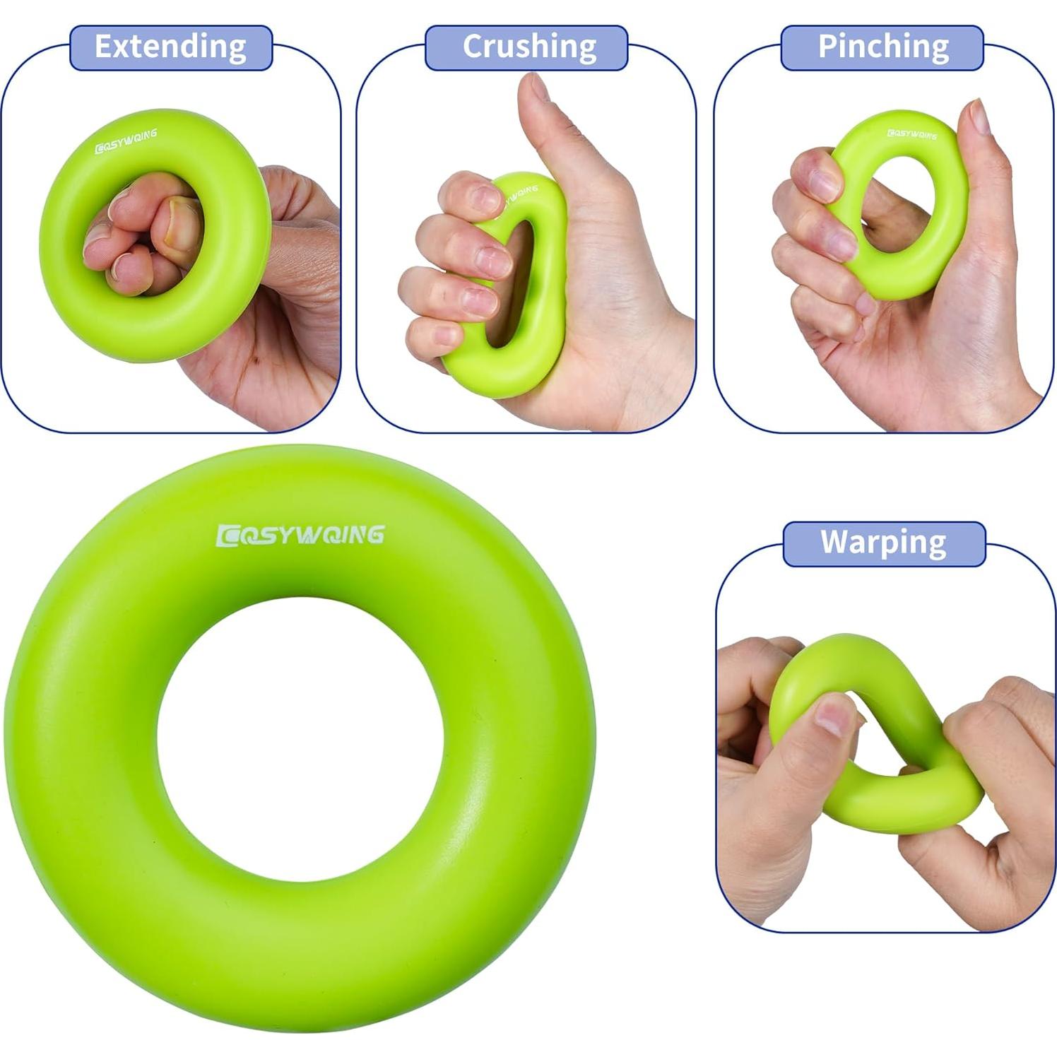 Fortalecedor de Agarre de Mano CQSYWQING 6 PCS Silicona