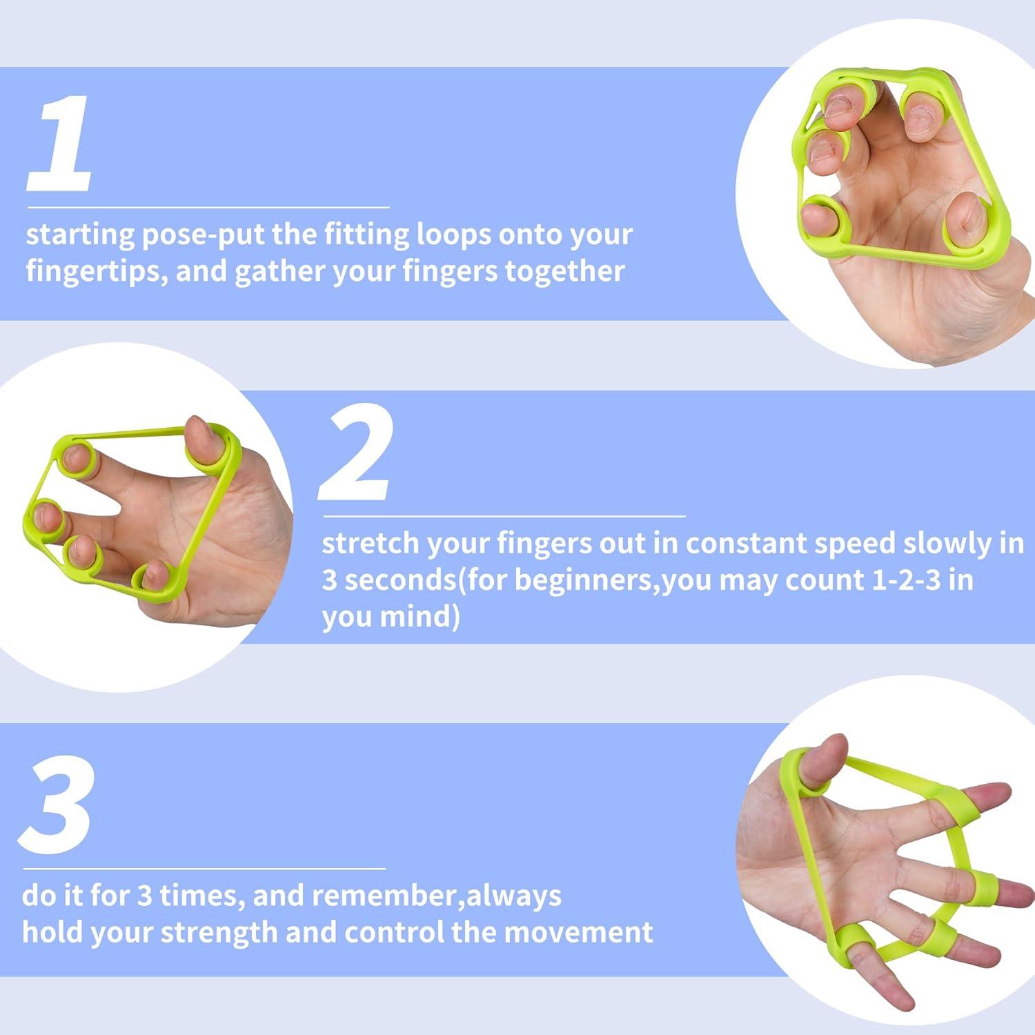 Fortalecedor de Agarre de Mano CQSYWQING 6 PCS Silicona