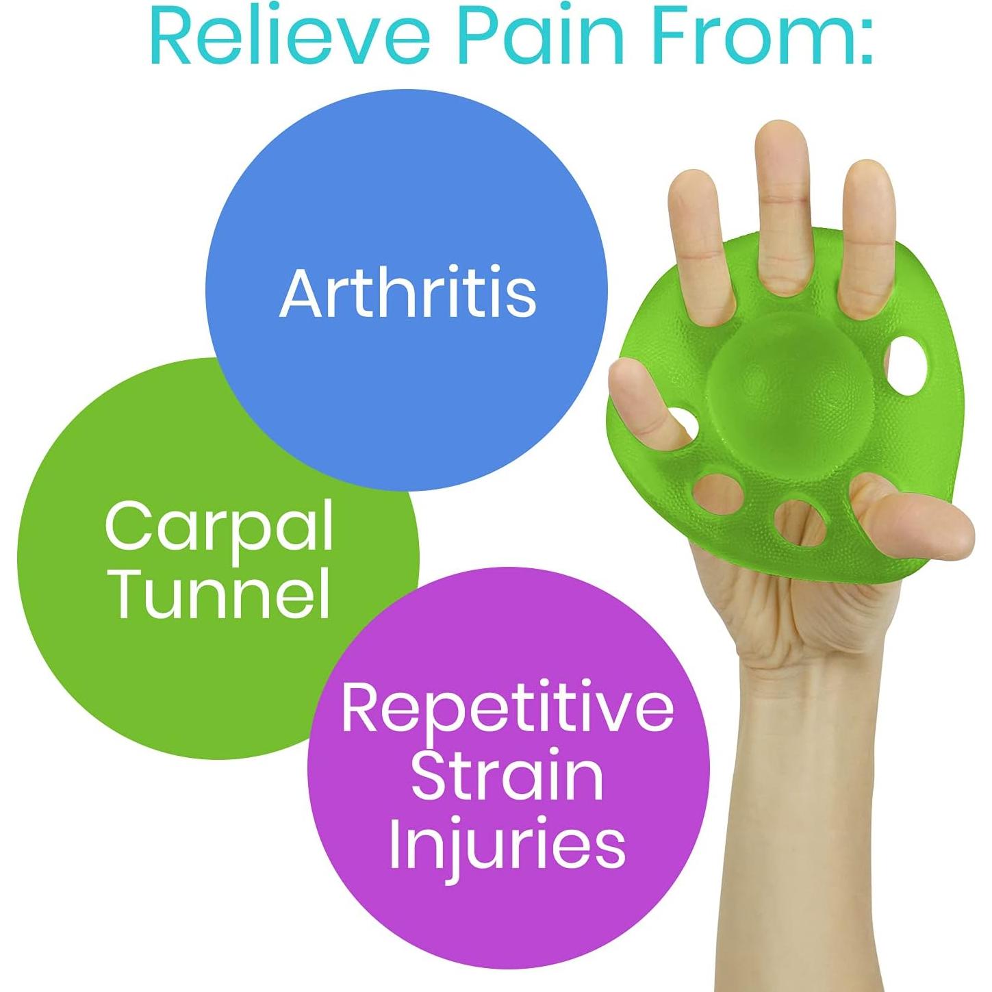 Ejercitador de Dedos Vive - Fortalecedor de Mano 3 Piezas