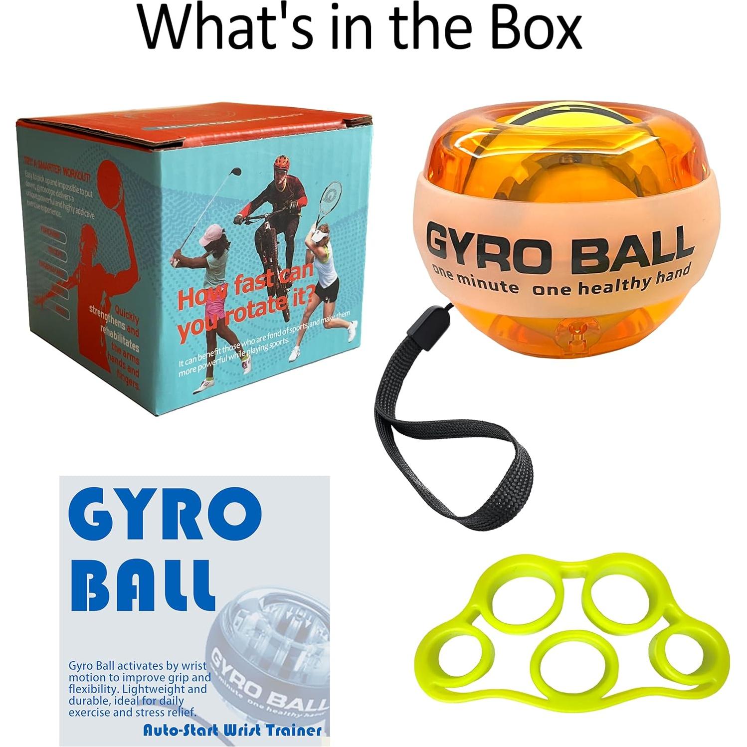 Entrenador de Muñeca HAIYUES HY-01 con Auto-Arranque Naranja