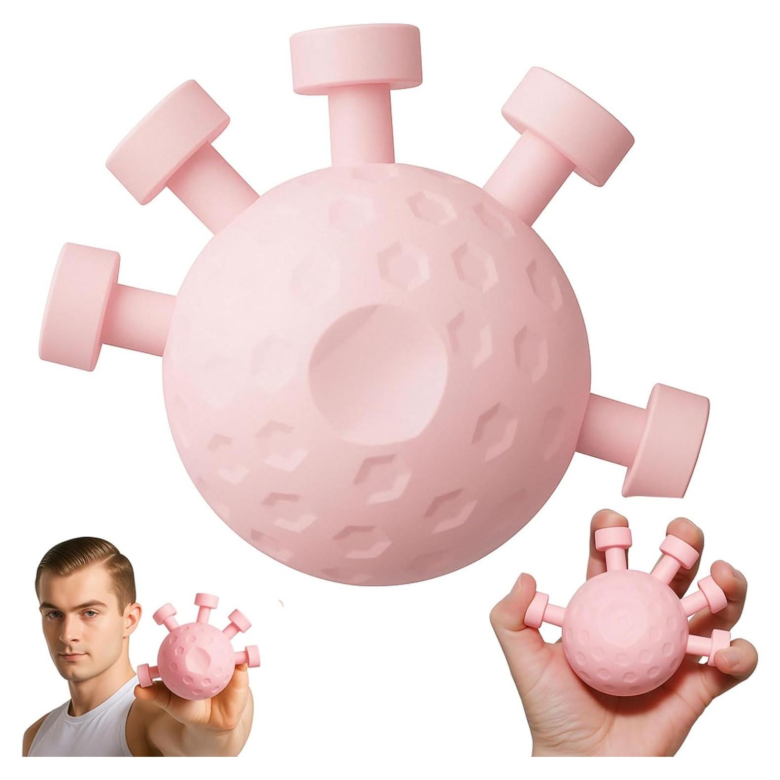 Fortalecedor de agarre de dedos SMORBRID Rosa 14.5x10.5 cm