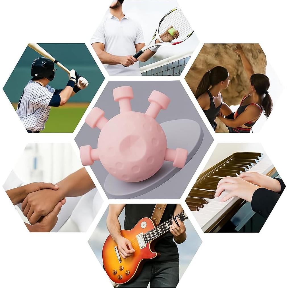 Fortalecedor de agarre de dedos SMORBRID Rosa 14.5x10.5 cm