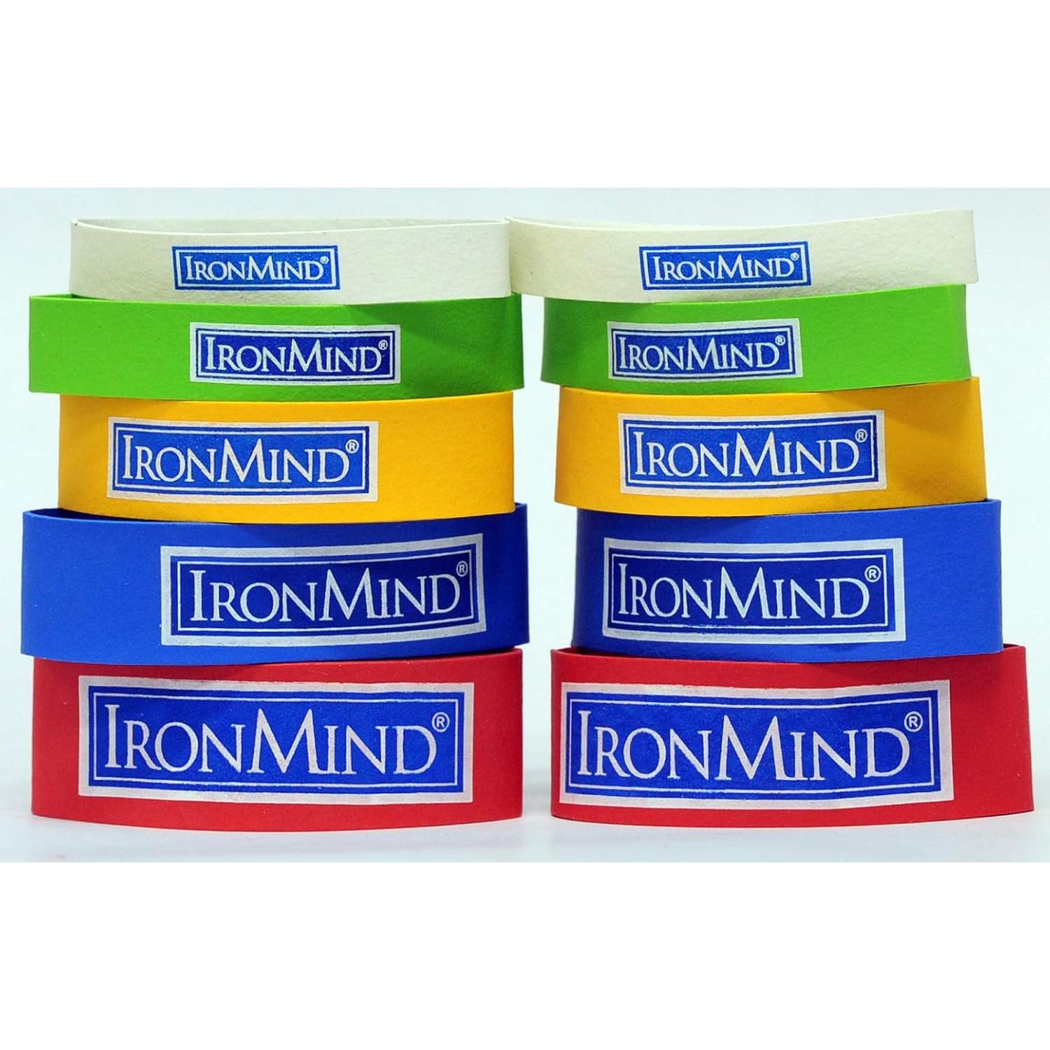 Paquete de 10 bandas de ejercicio IronMind Expand-Your-Hand