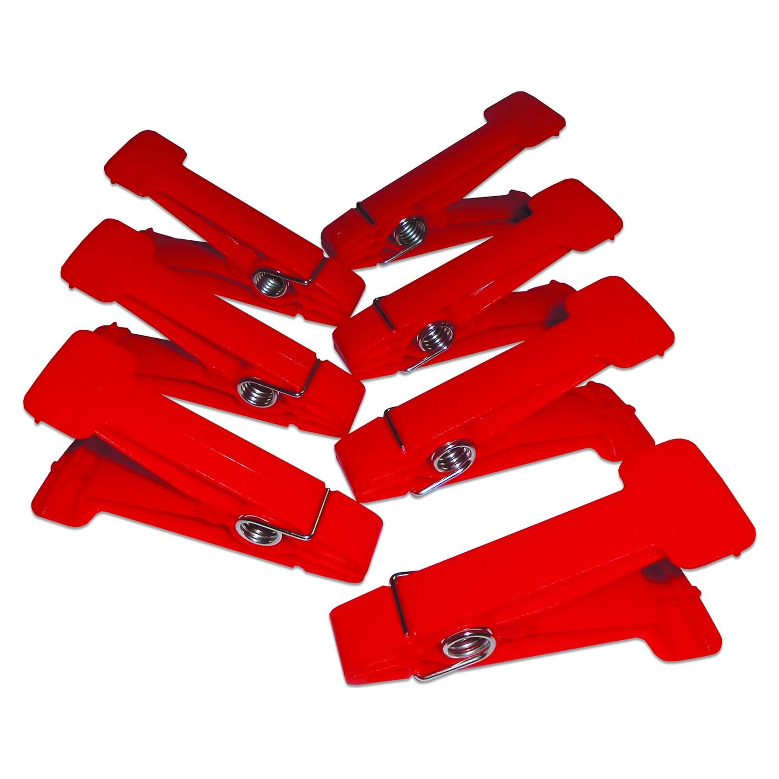 Ejercitadores de Pinza Resistentes Rehabilitation Advantage - Juego de 7, 0.91 kg, Rojo