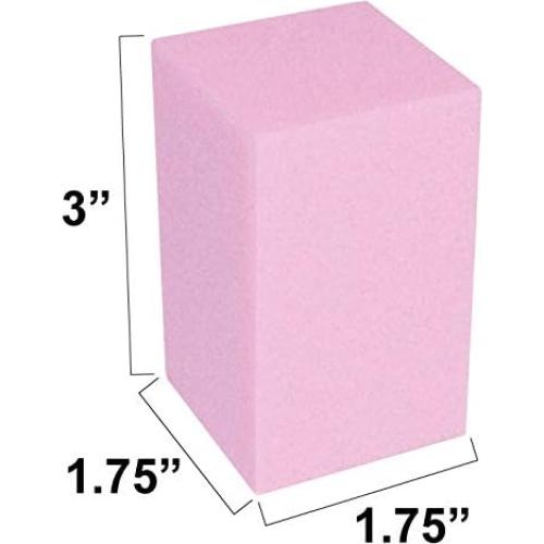 Ejercitadores de Mano de Espuma Rosa Rehabilitation Advantage - Paquete de 16