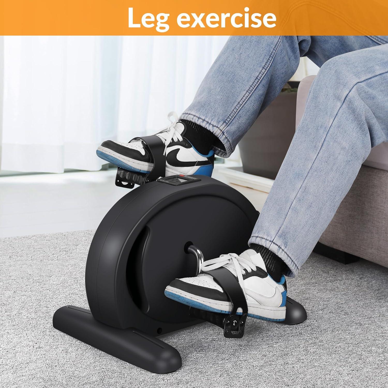 Bicicleta de Ejercicio RYGEO MC04 Compacta con Monitor LCD