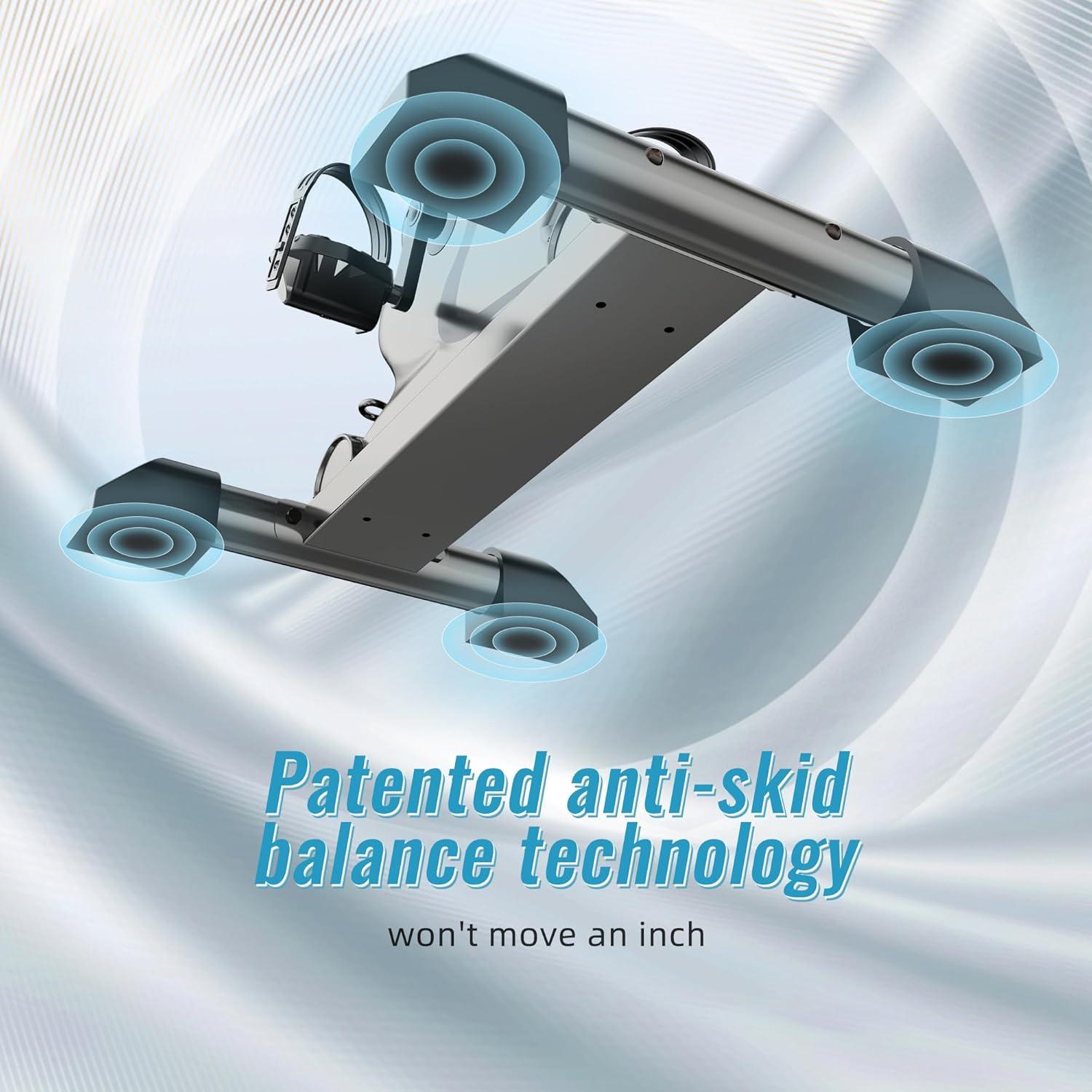 Bicicleta de Ejercicio Eléctrica HNLIY Mini Pedalera 10 Niveles