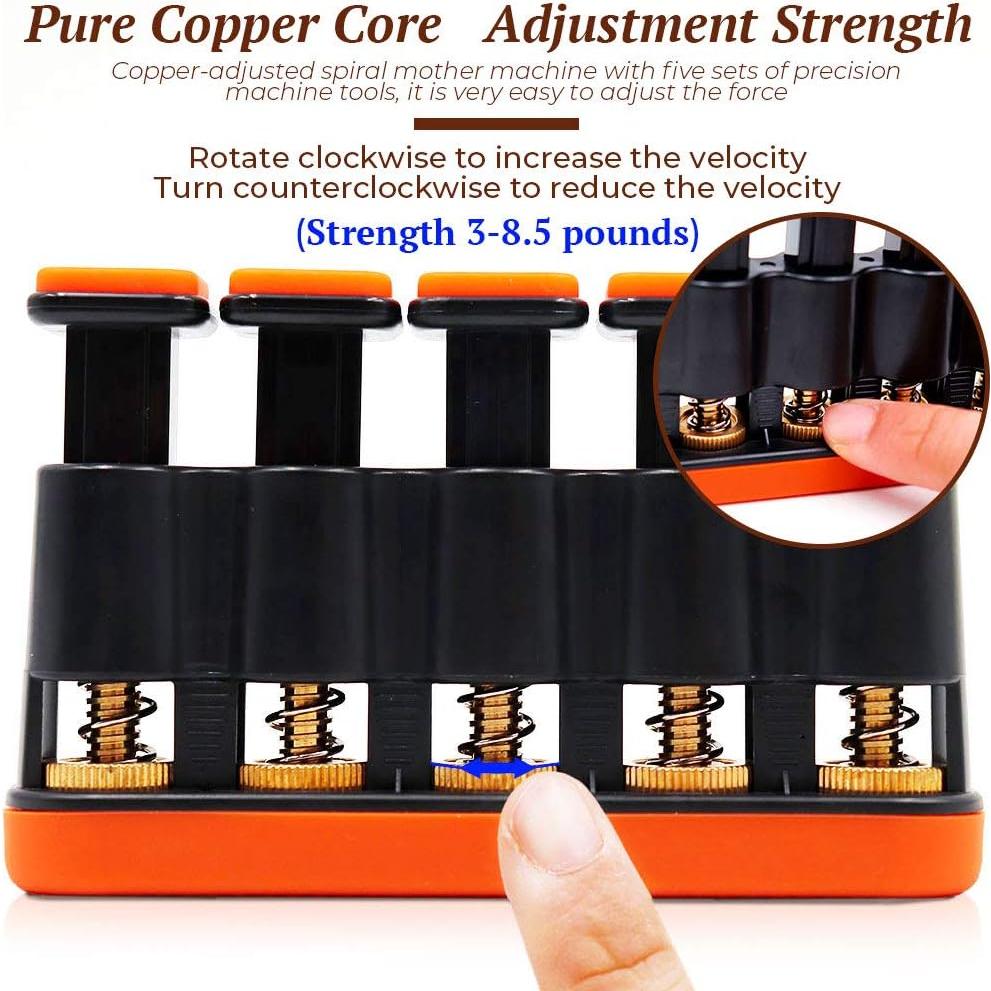 Ejercitador de Dedos DILIMI para Guitarra - Ajustable 1.36 a 3.86 kg