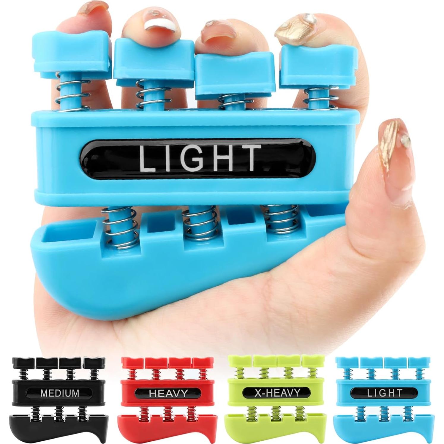 Fortalecedor de Dedos Restynic - Ejercitador de Mano 4 Niveles