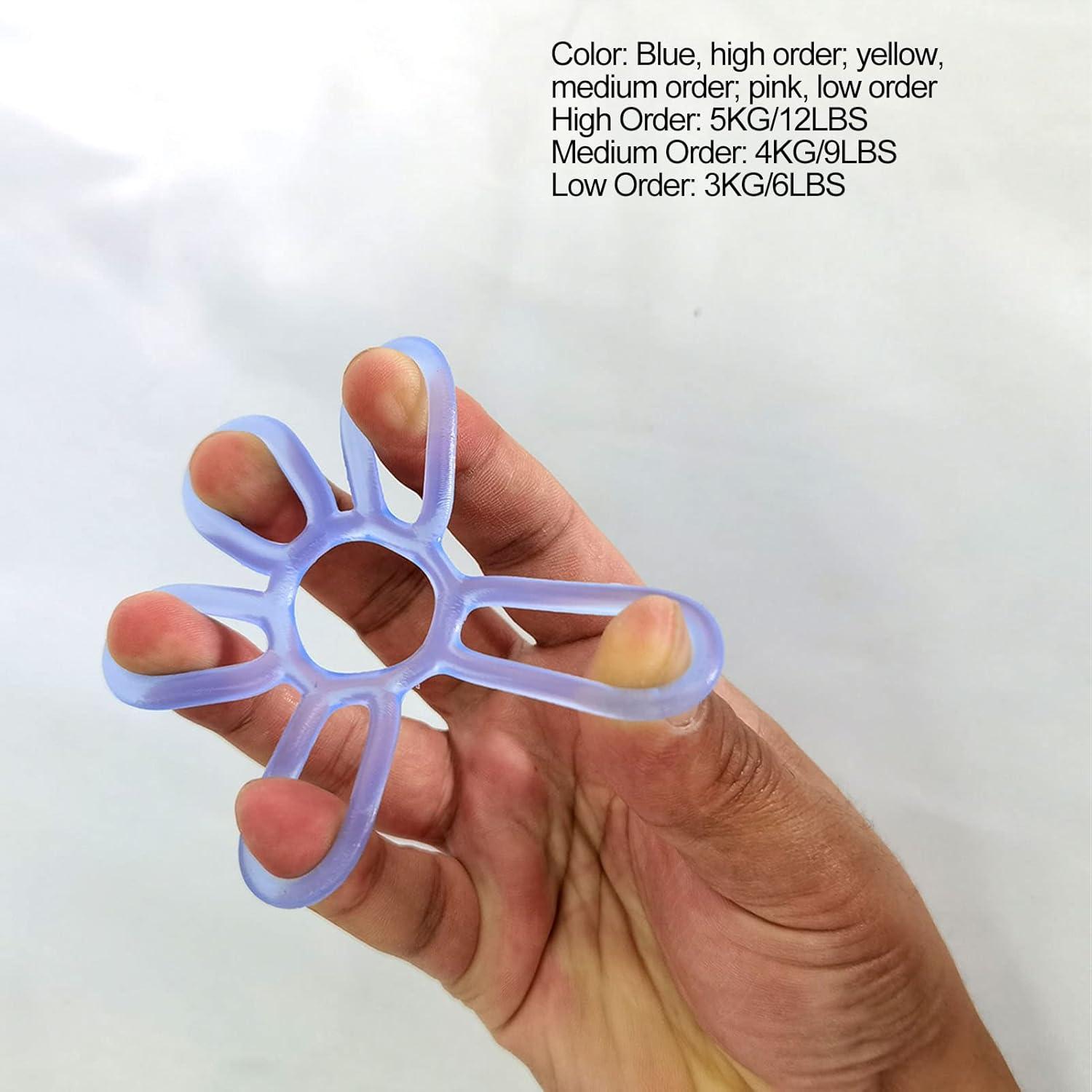 Fortalecedor de Agarre de Mano Niiyen 3 Niveles Silicona Azul