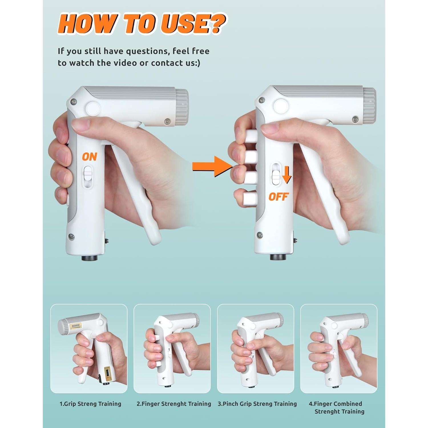 Entrenador de Fuerza de Agarre JGM WL11 Ajustable 5-60 kg