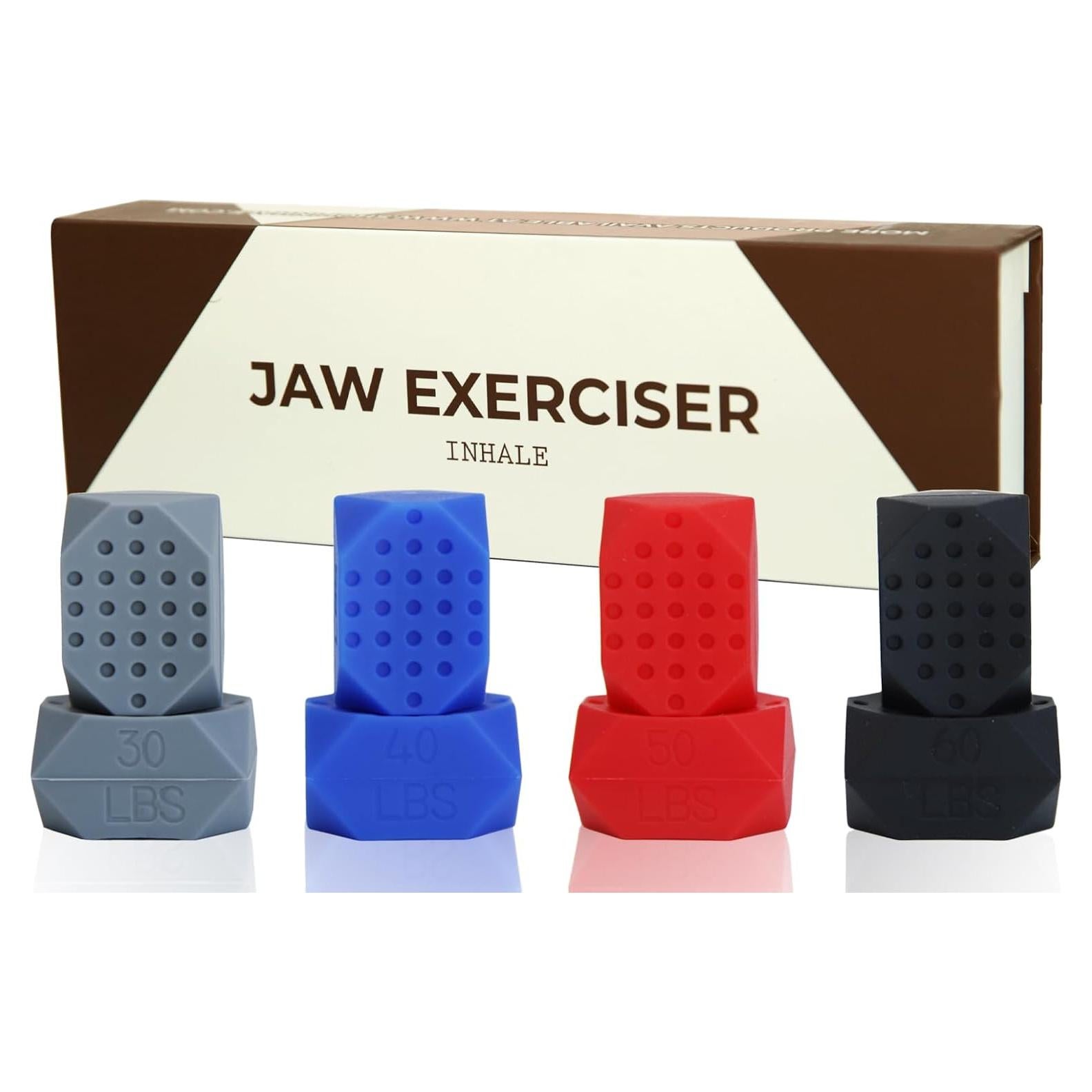 Ejercitador de Mandíbula Inhale Fitness - 4 Niveles de Resistencia