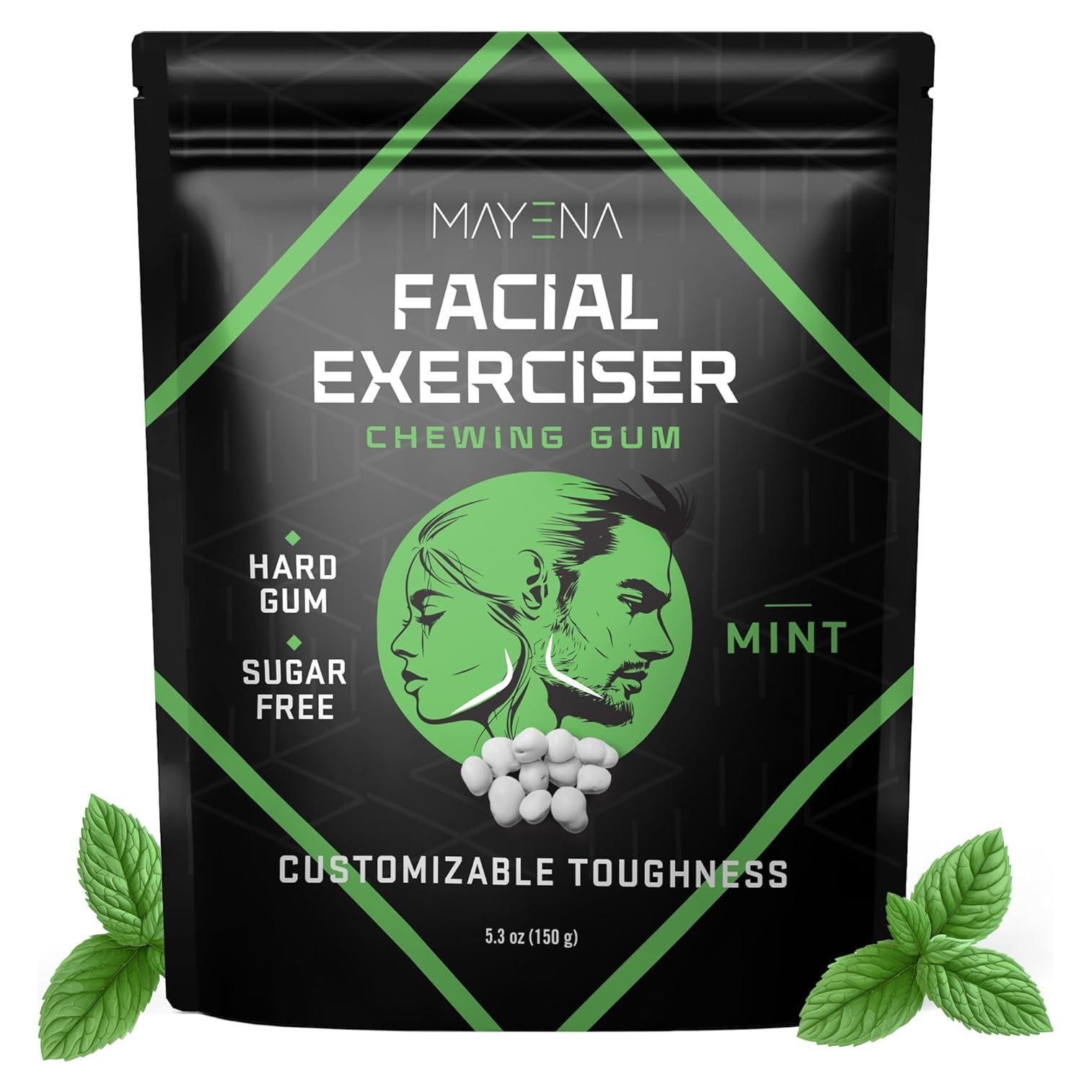 Chicle Duro Mayena para Mandíbula 400 Piezas Sabor Menta