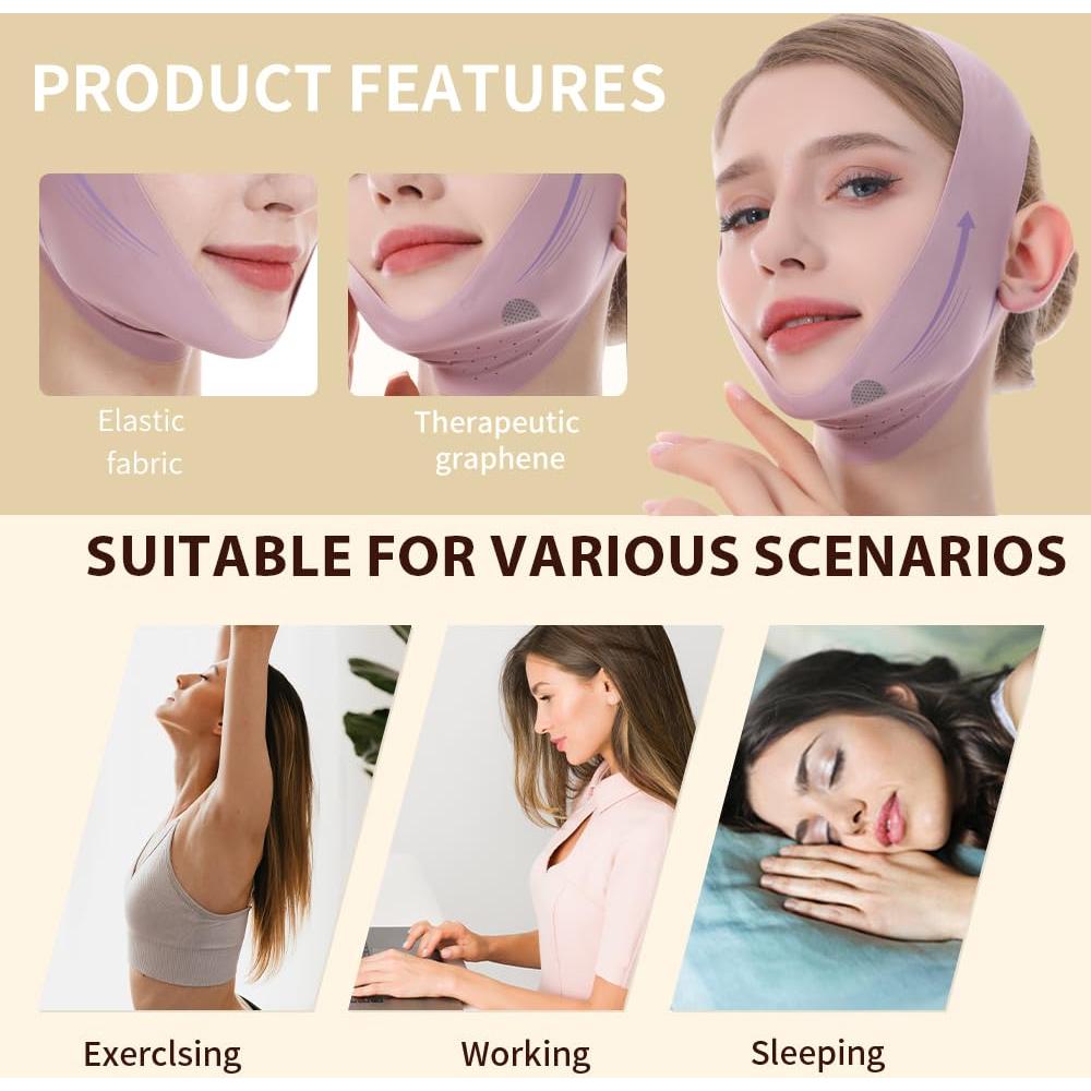 Máscara V-Line Patgogo para Doble Barbilla - Reutilizable