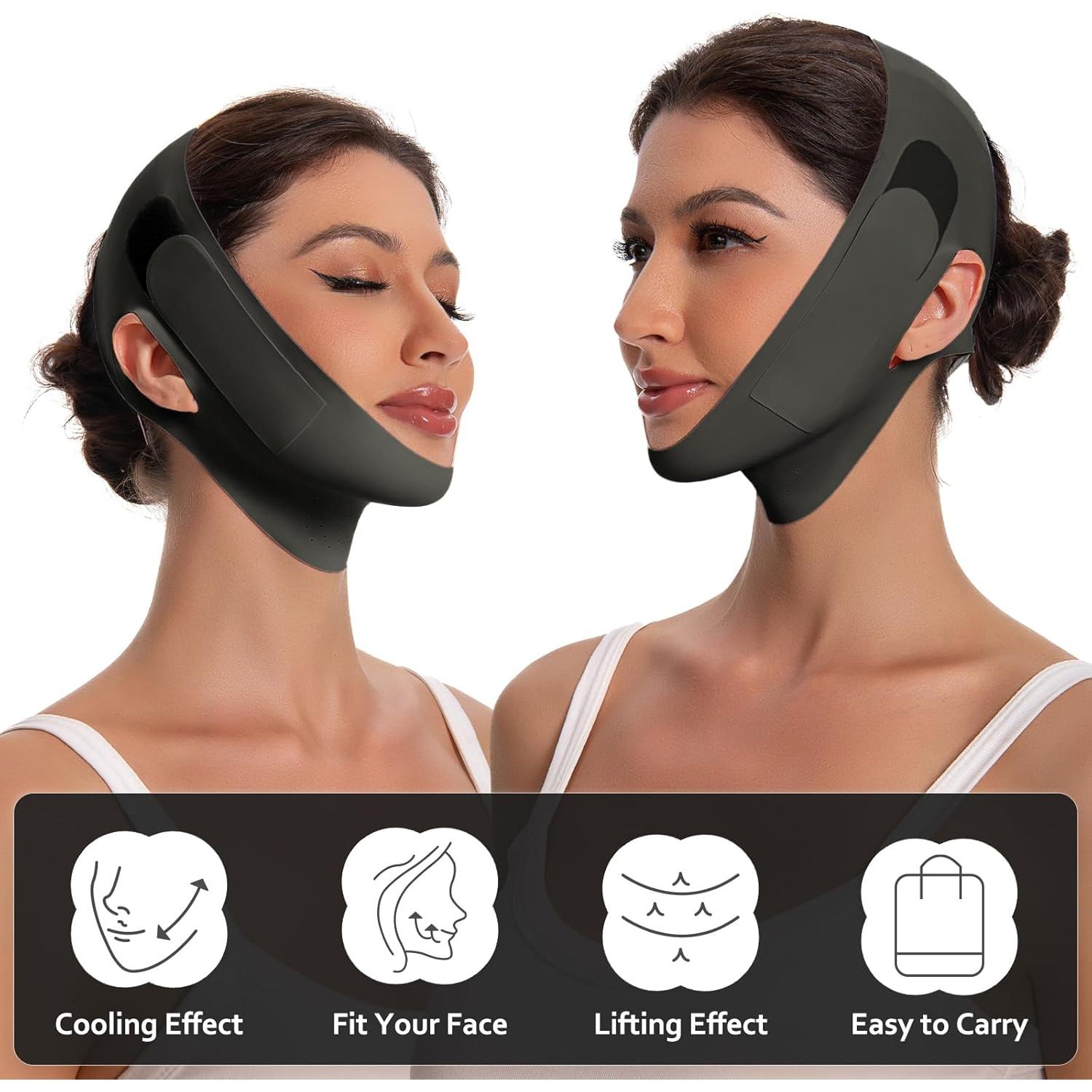 Correa para Barbilla Nackiy - Reutilizable, Ajustable, Negro