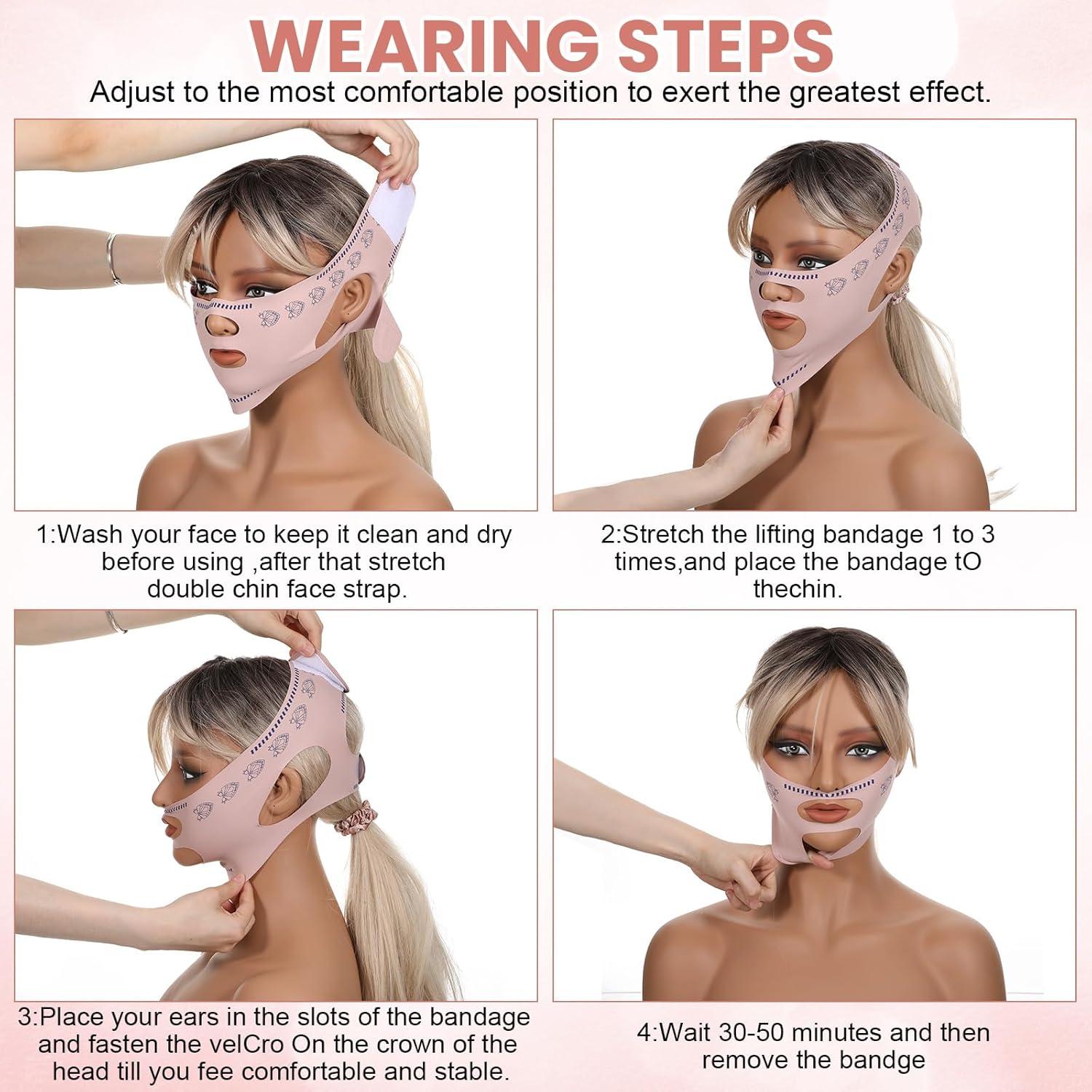 Correa Reutilizable Elevadora de Mandíbula CIATBYYJ - Transpirable