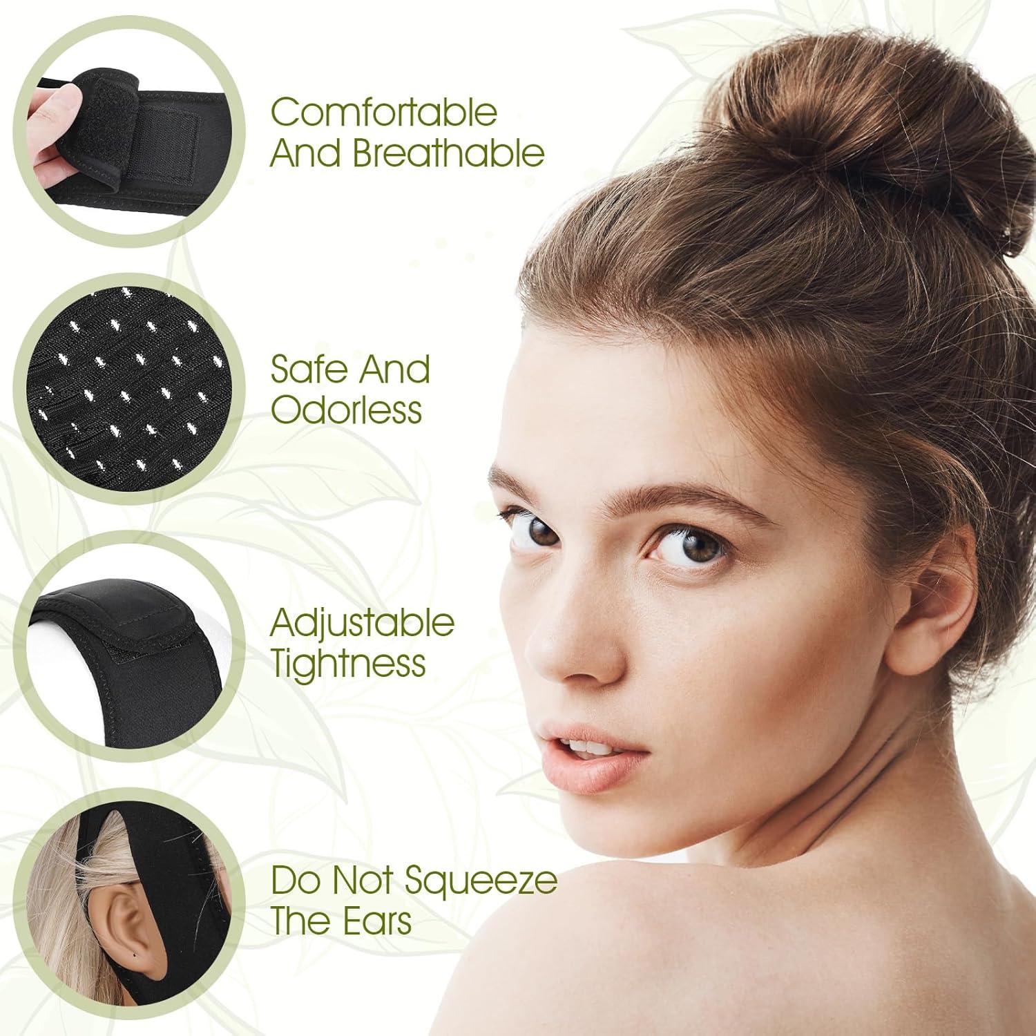 Mascarilla Reutilizable Elevadora Facial CIATBYYJ Negro M