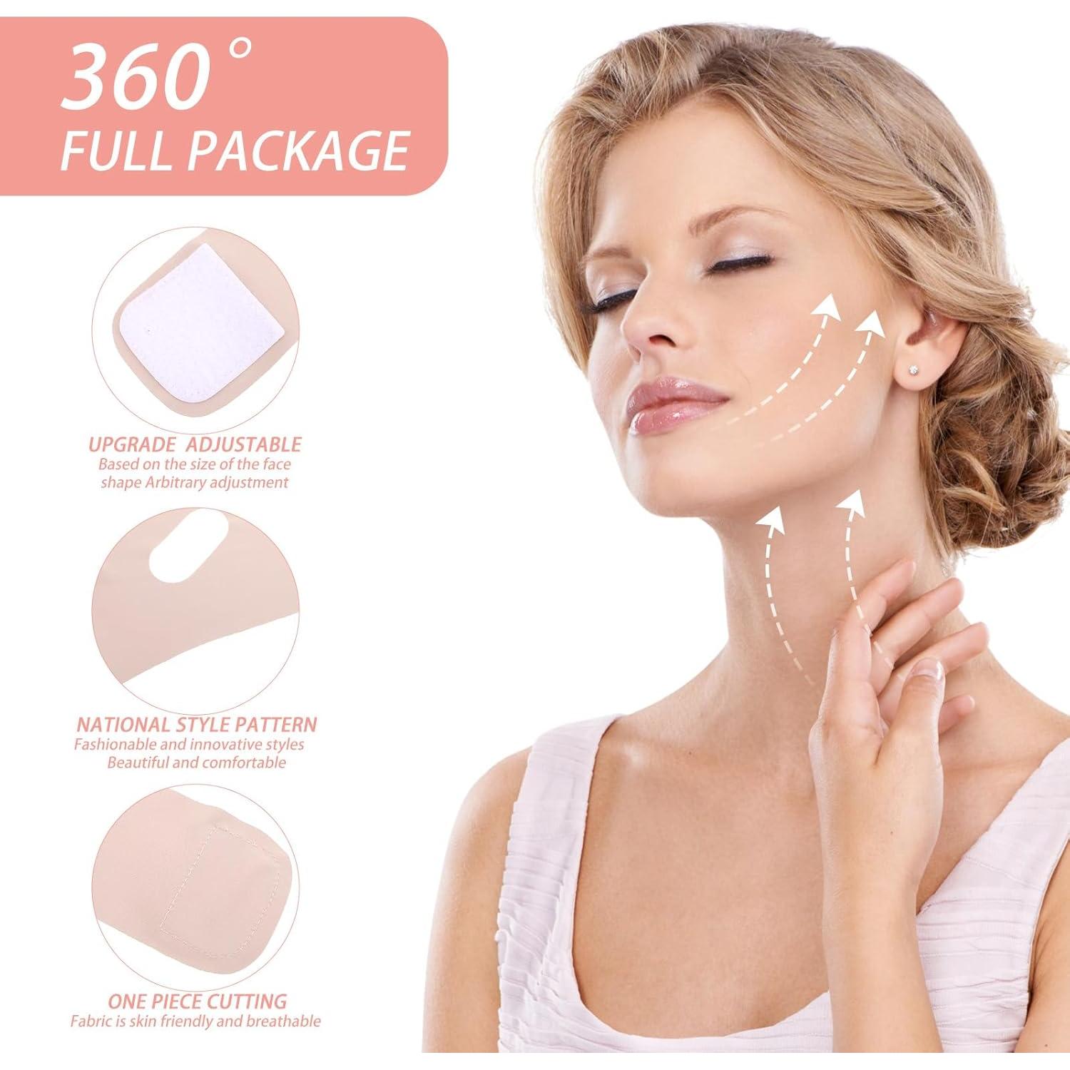 2 Piezas Correa Elevadora Facial Quilax para Doble Papada