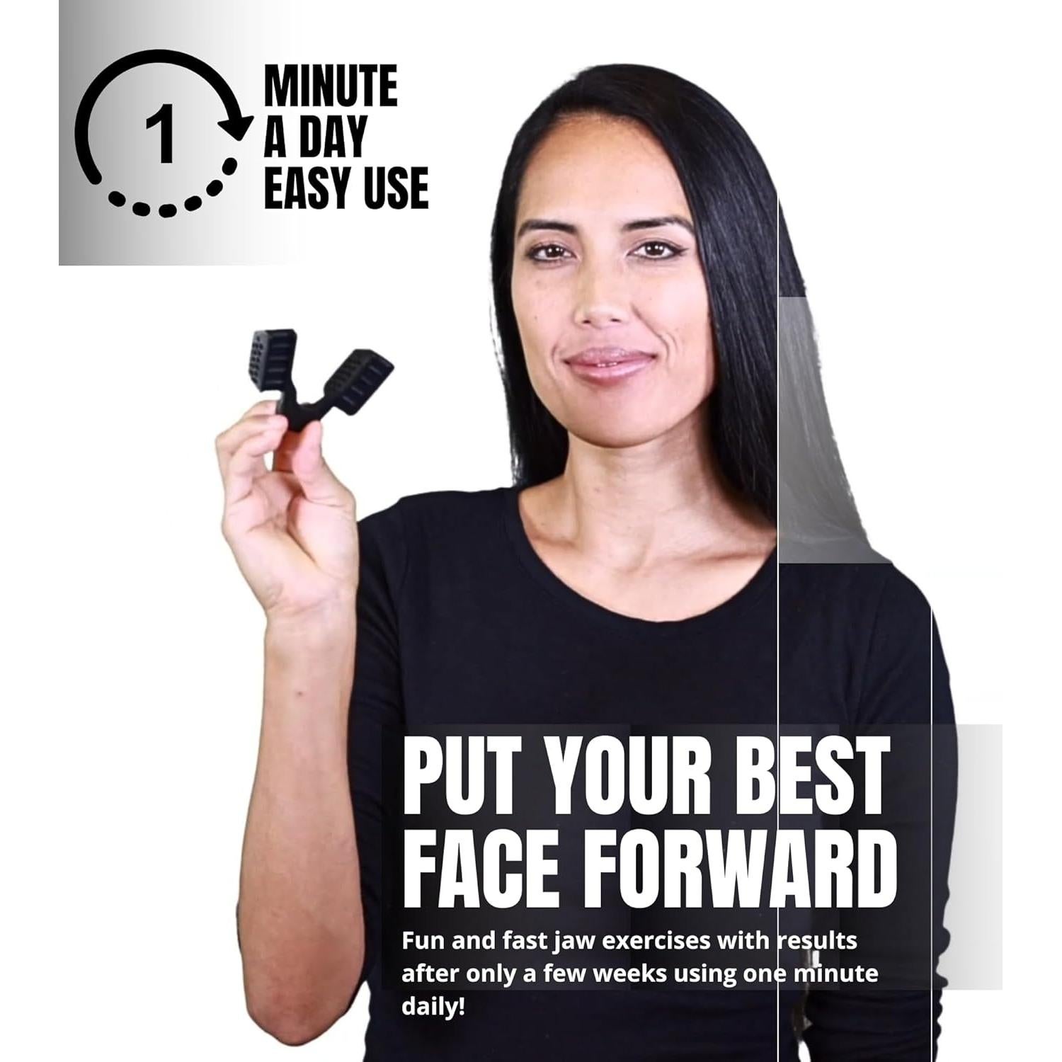 Entrenador de Mandíbula JAW-X Pro - Ejercitador Facial Completo