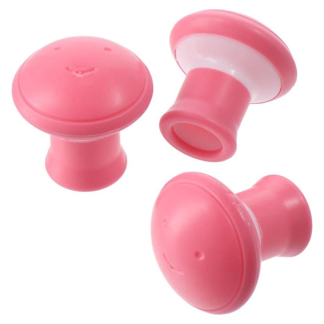 Ejercitador Facial Gofidin 3 Pcs Silicona Rosa para Adelgazar