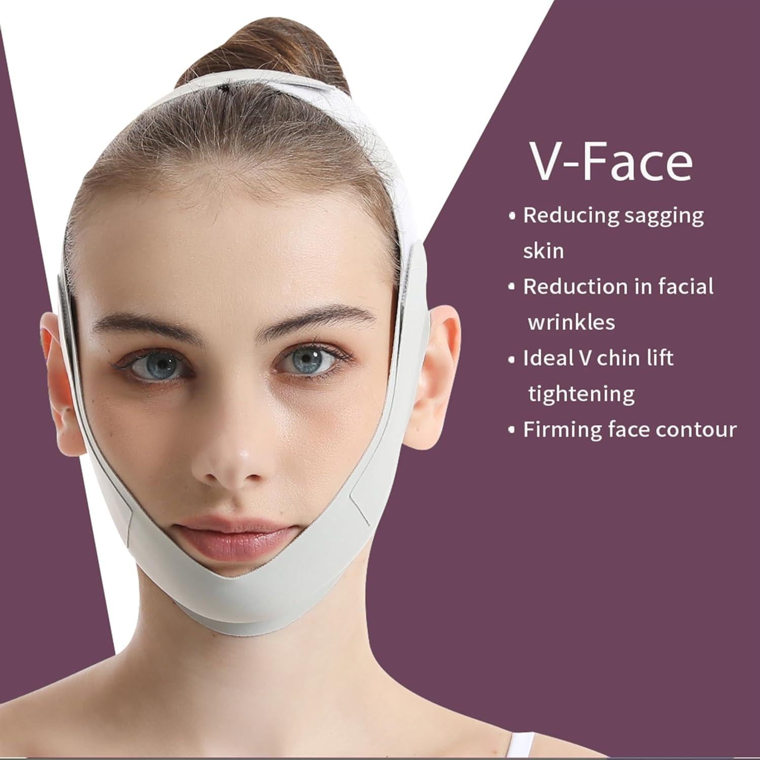 Correa Facial Ajustable YSEDF para Tonificación Mandíbula