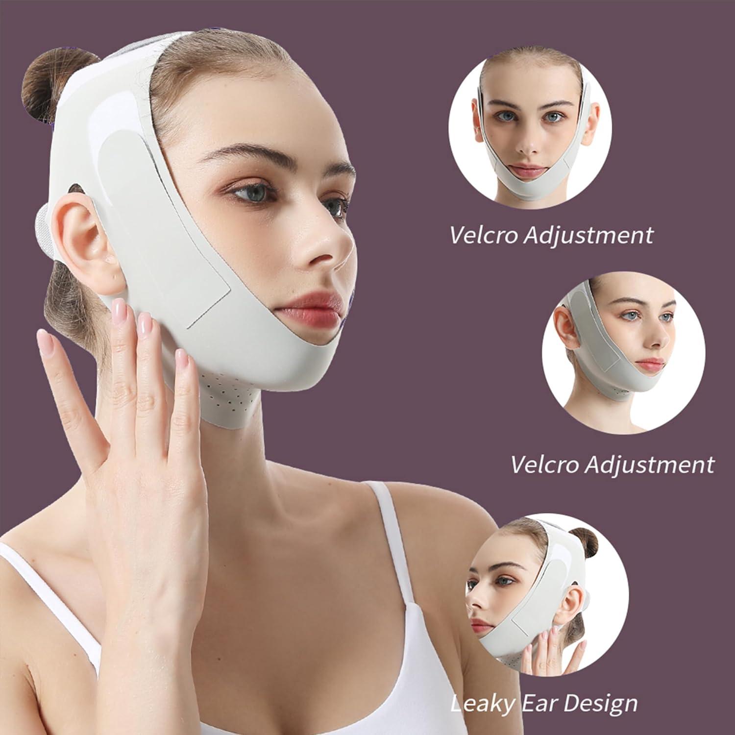 Correa Facial Ajustable YSEDF para Tonificación Mandíbula