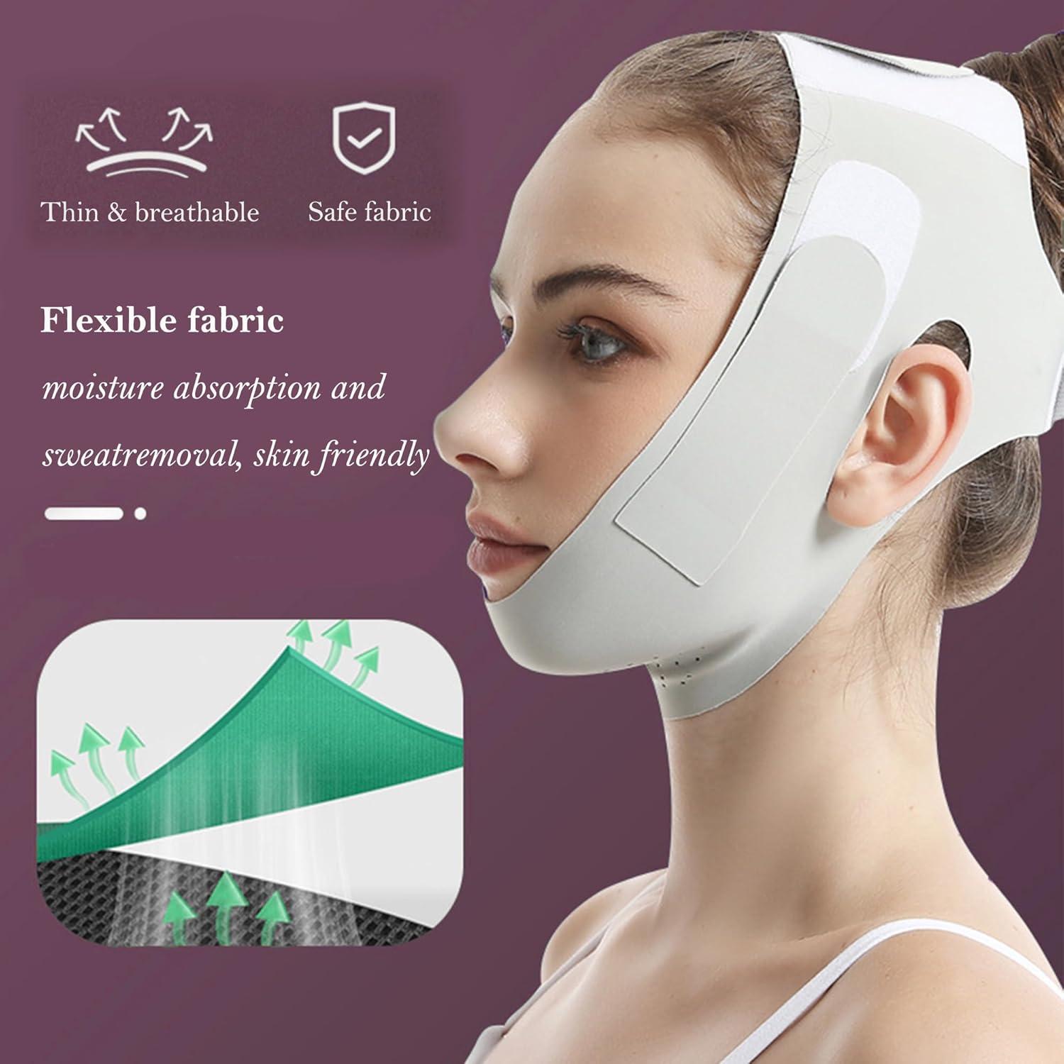 Correa Facial Ajustable YSEDF para Tonificación Mandíbula