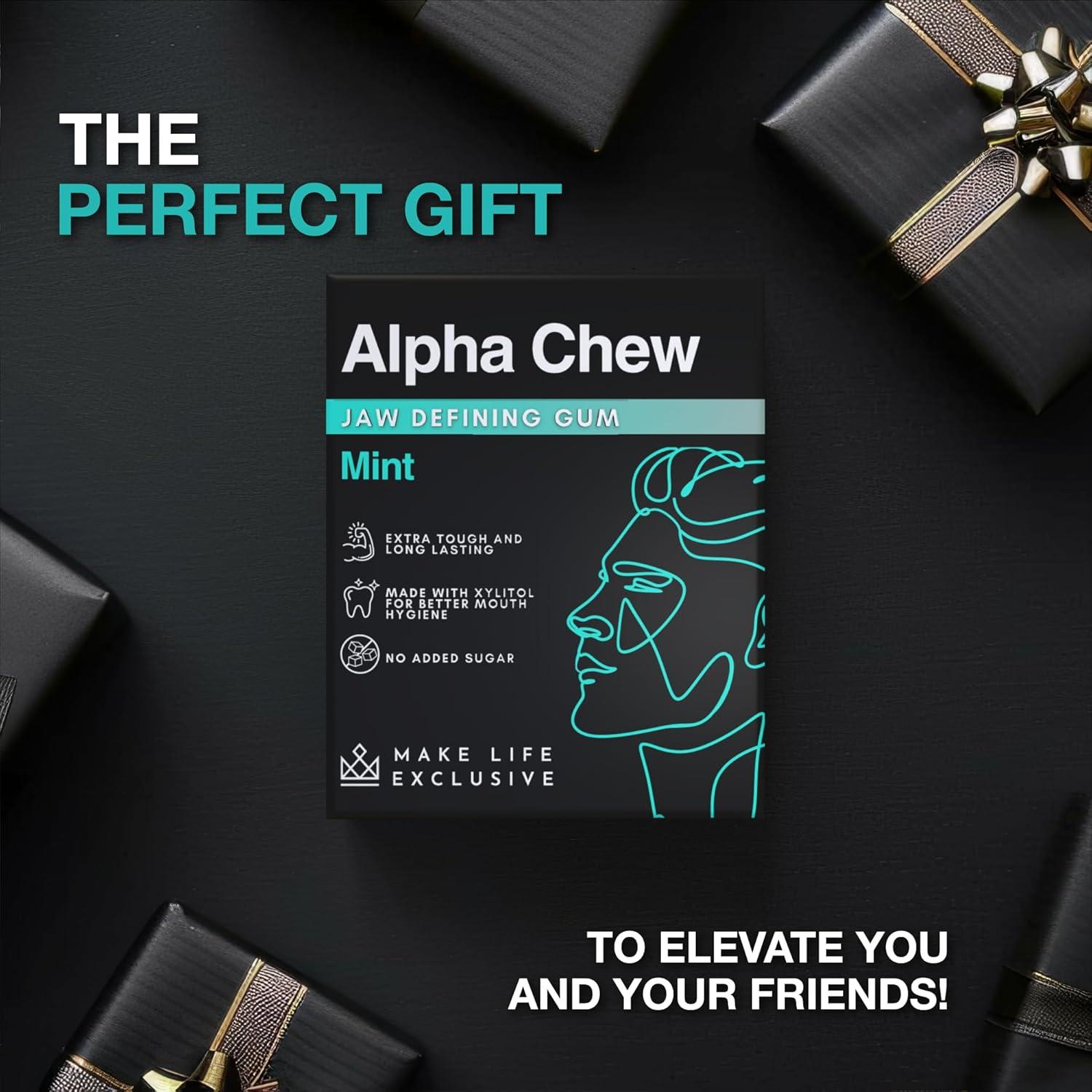 Chicle Duro para Mandíbula MAKE LIFE EXCLUSIVE Menta 120 Unidades