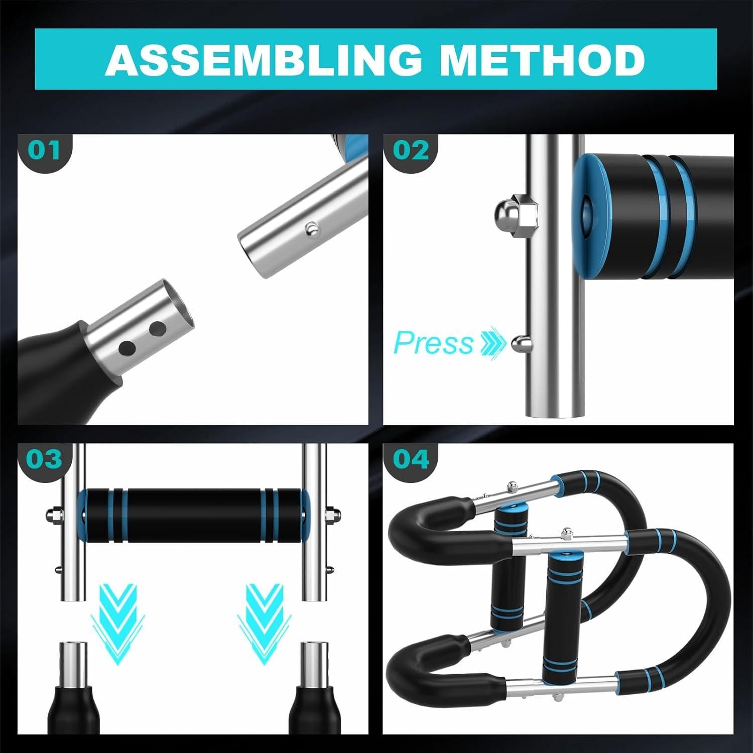 Entrenador de Pecho y Brazos Ajustable Furnhome 29.5-49.9kg