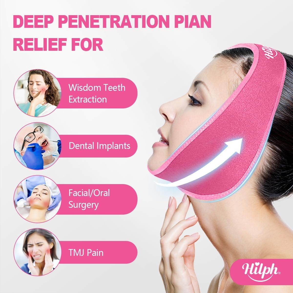 Paquete de Hielo para Cara Hilph con Envoltura Lavable y 4 Repuestos