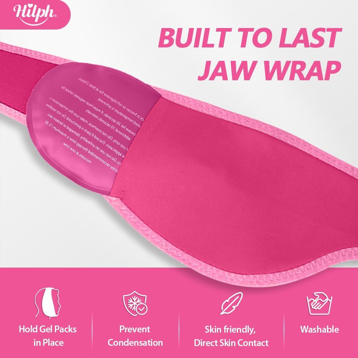 Paquete de Hielo para Cara Hilph con Envoltura Lavable y 4 Repuestos