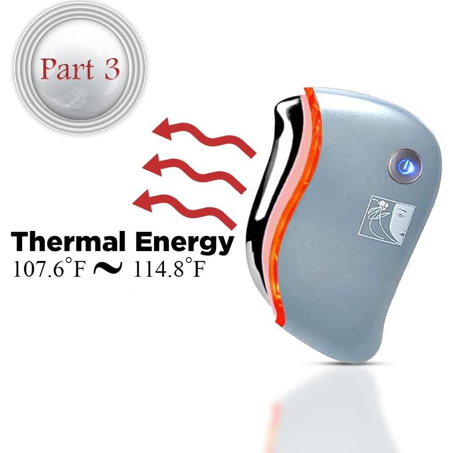 Masajeador Facial Gua Sha Eléctrico 4-en-1 Carolyn's