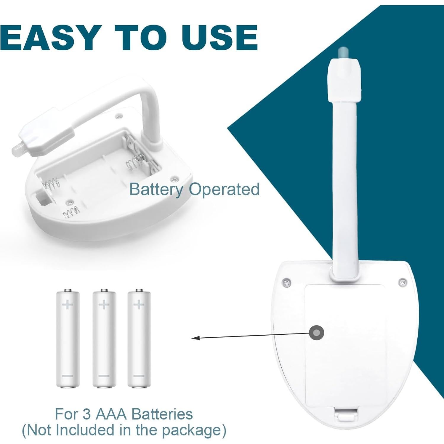 Luz de Inodoro LED MIEFL con Sensor de Movimiento 16 Colores