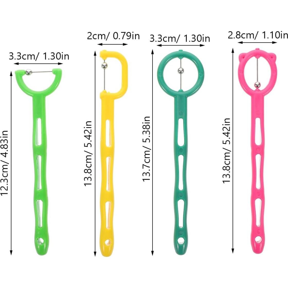 Entrenador Muscular Oral Garneck 4 Piezas - Rehabilitación de Deglución