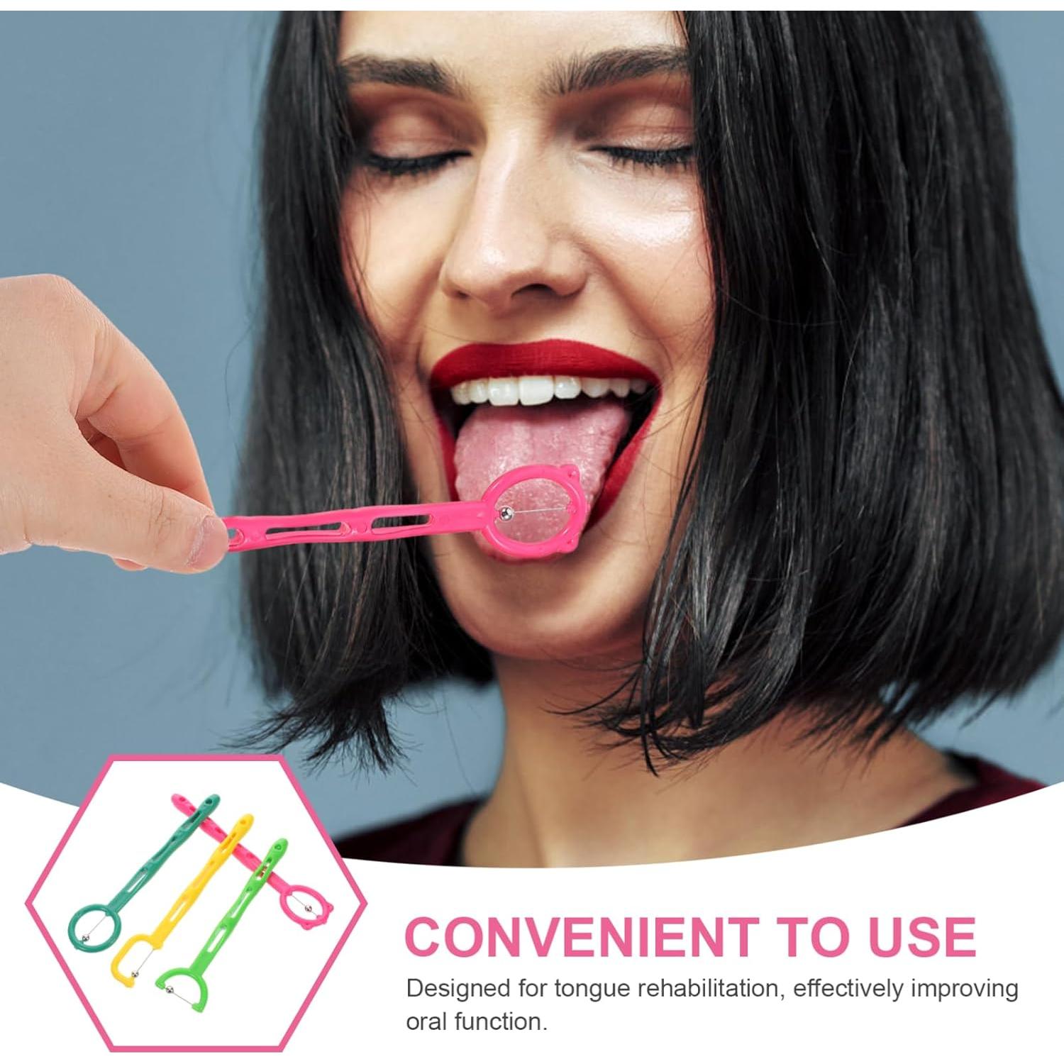 Entrenador Muscular Oral Garneck 4 Piezas - Rehabilitación de Deglución