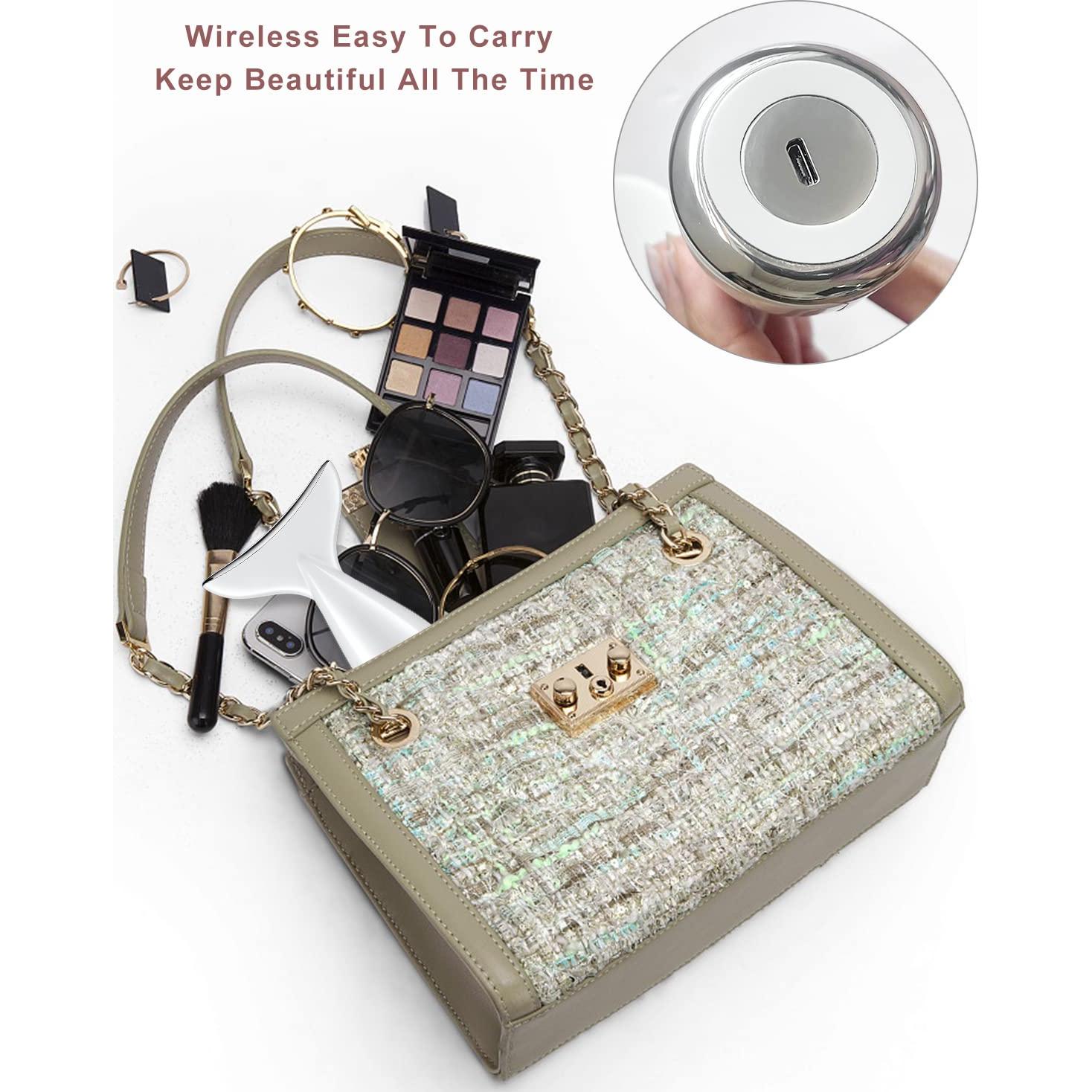 Masajeador Facial y de Cuello VOFEL Blanco con Calor 45°C