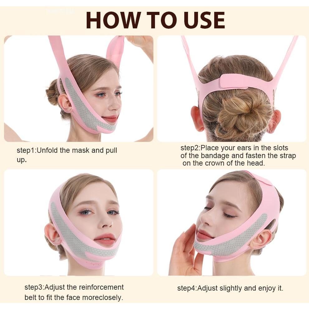 Mascarilla Facial Elevación V Fovcos - Grafeno y Ácido Hialurónico