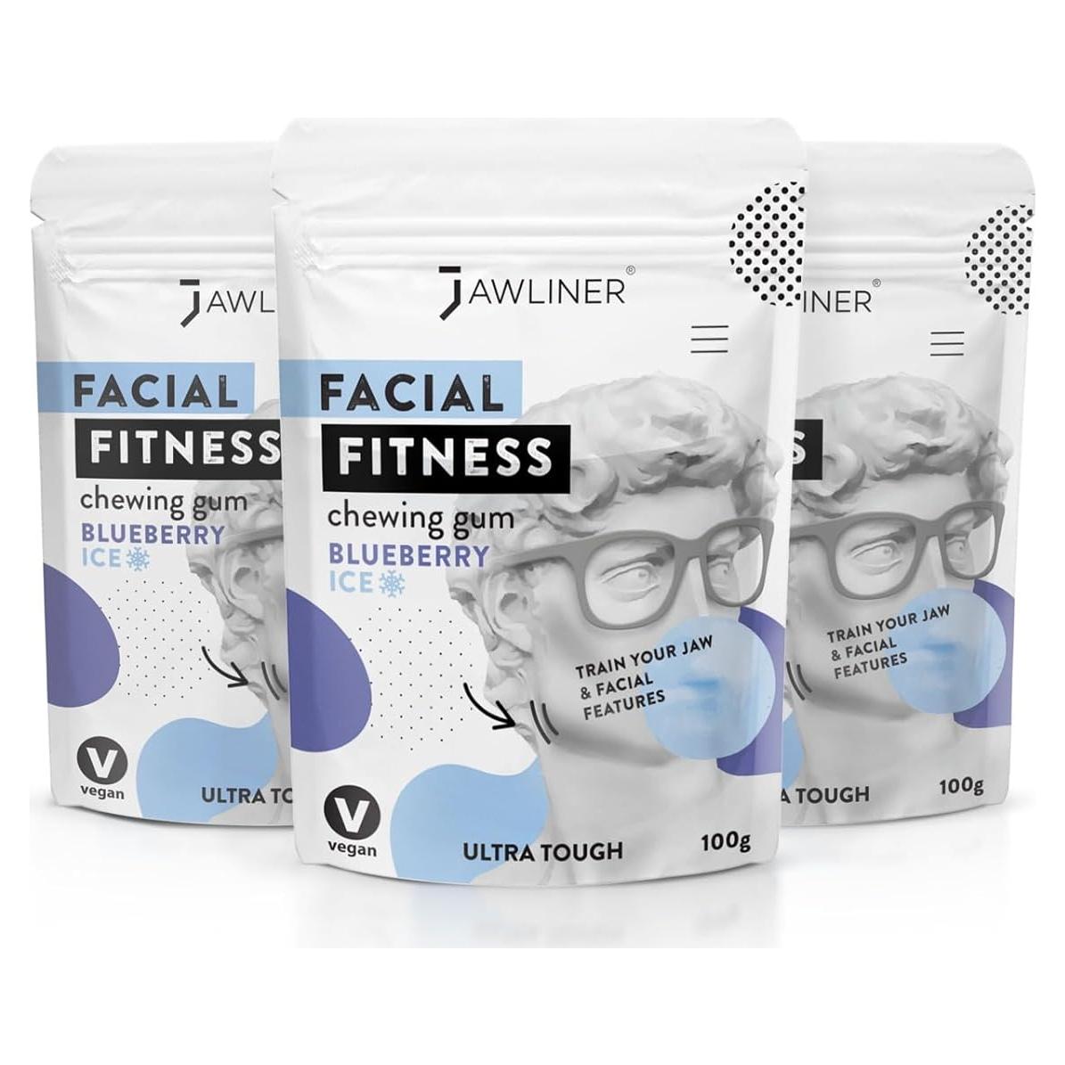 Chicle de Mandíbula Jawliner - Entrenador Facial Sin Azúcar 6 Meses