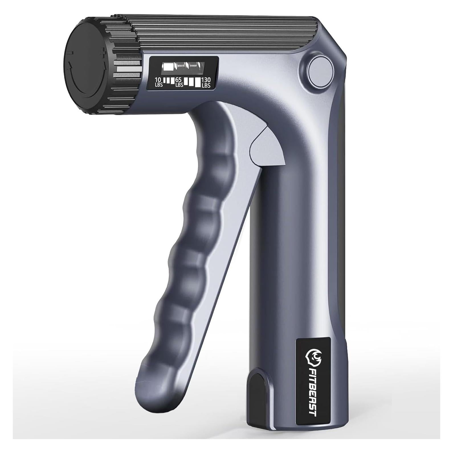 Fortalecedor de Agarre FitBeast Ajustable 10-130 LBS Negro