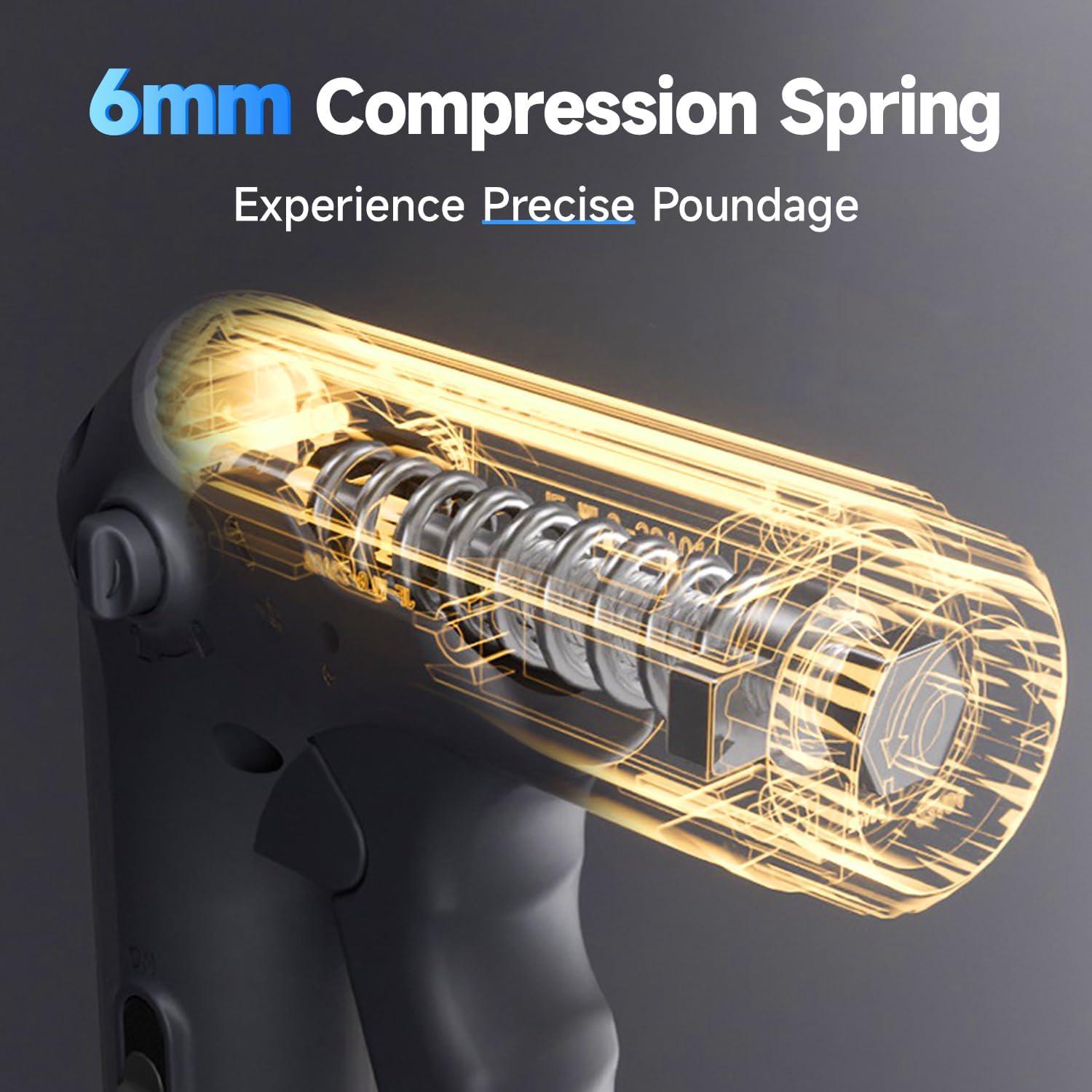 Fortalecedor de Agarre FitBeast Ajustable 10-130 LBS Negro